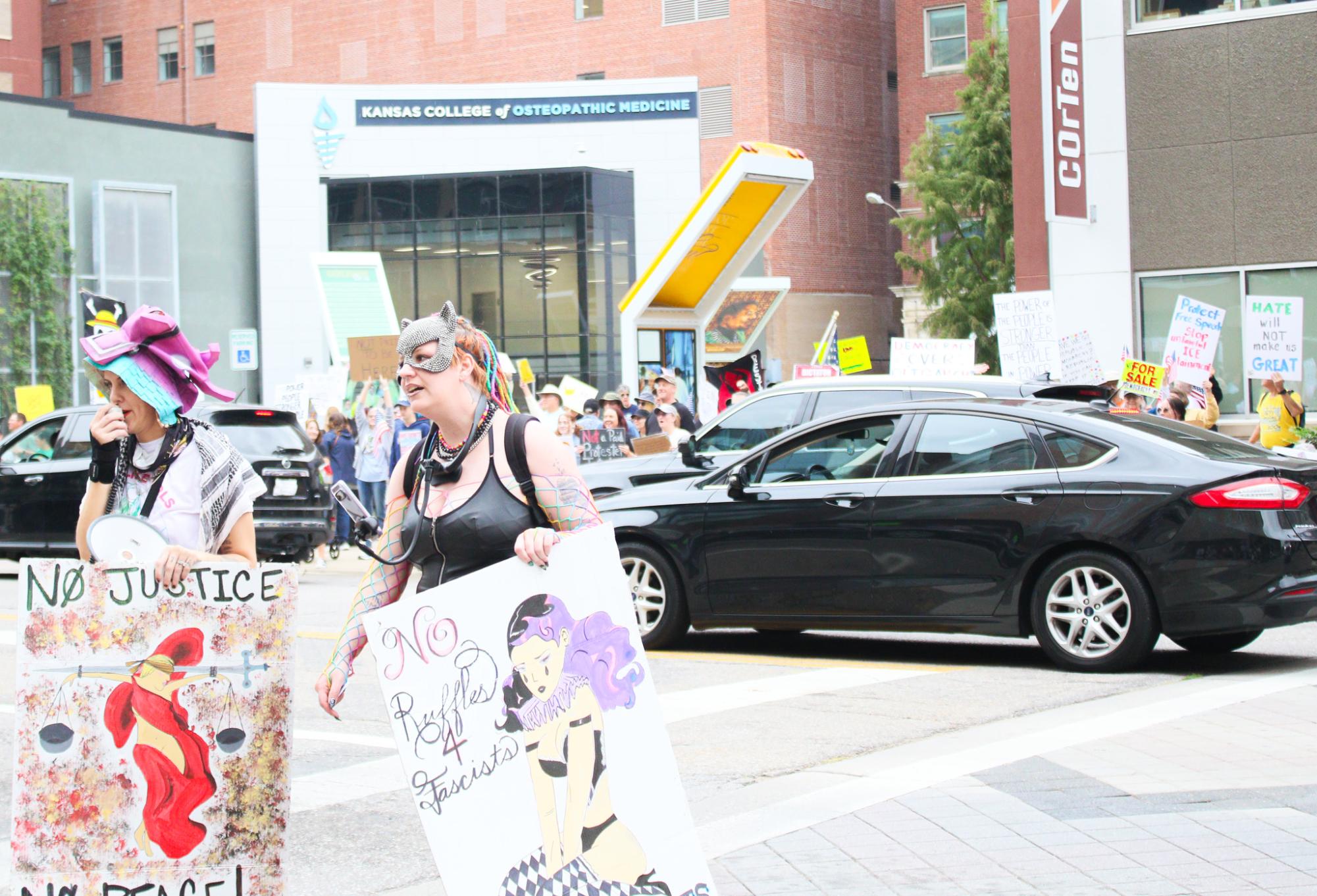 No Kings Protest (Photos by Ava Mbawuike)