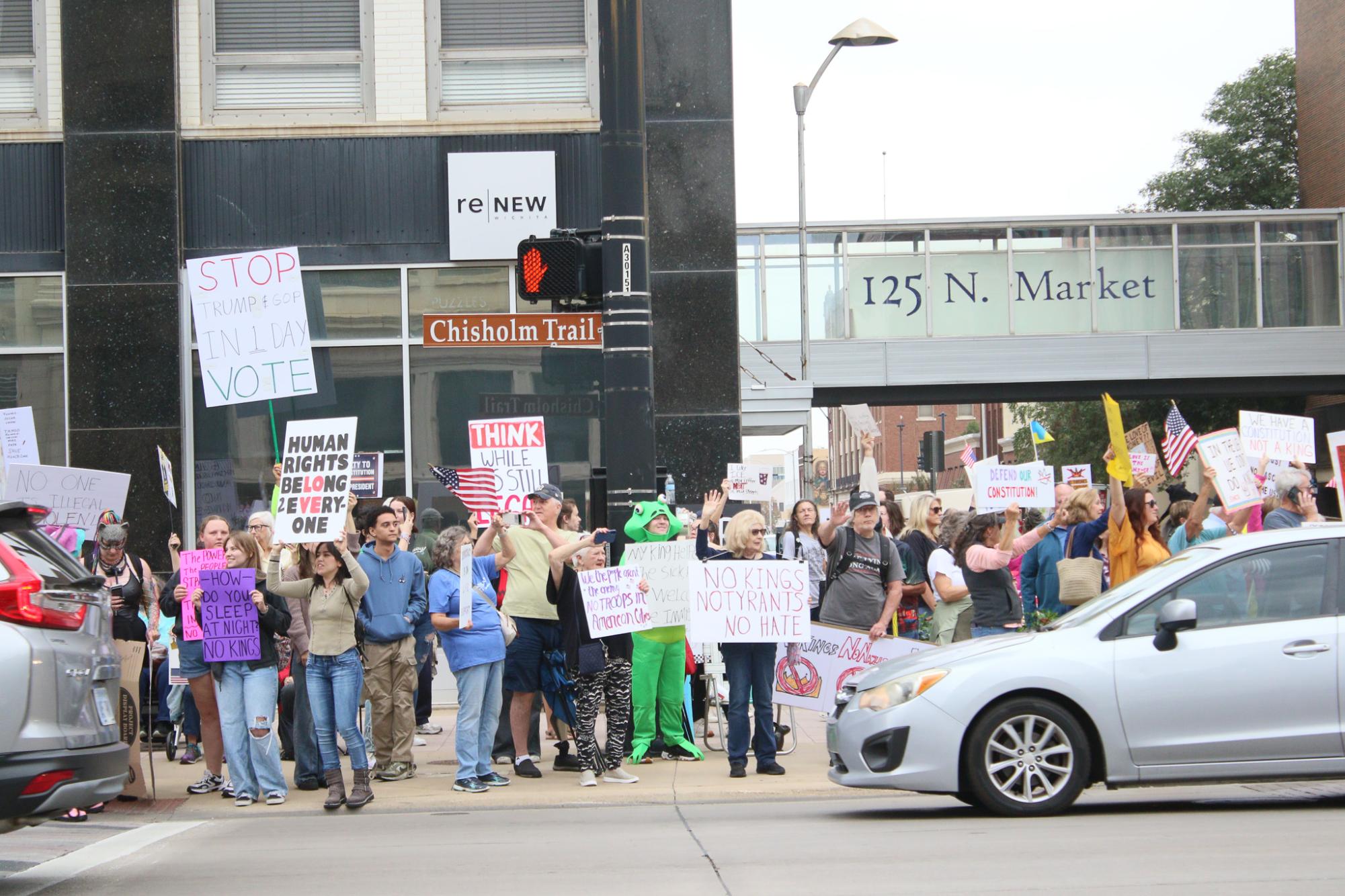 No Kings Protest (Photos by Ava Mbawuike)