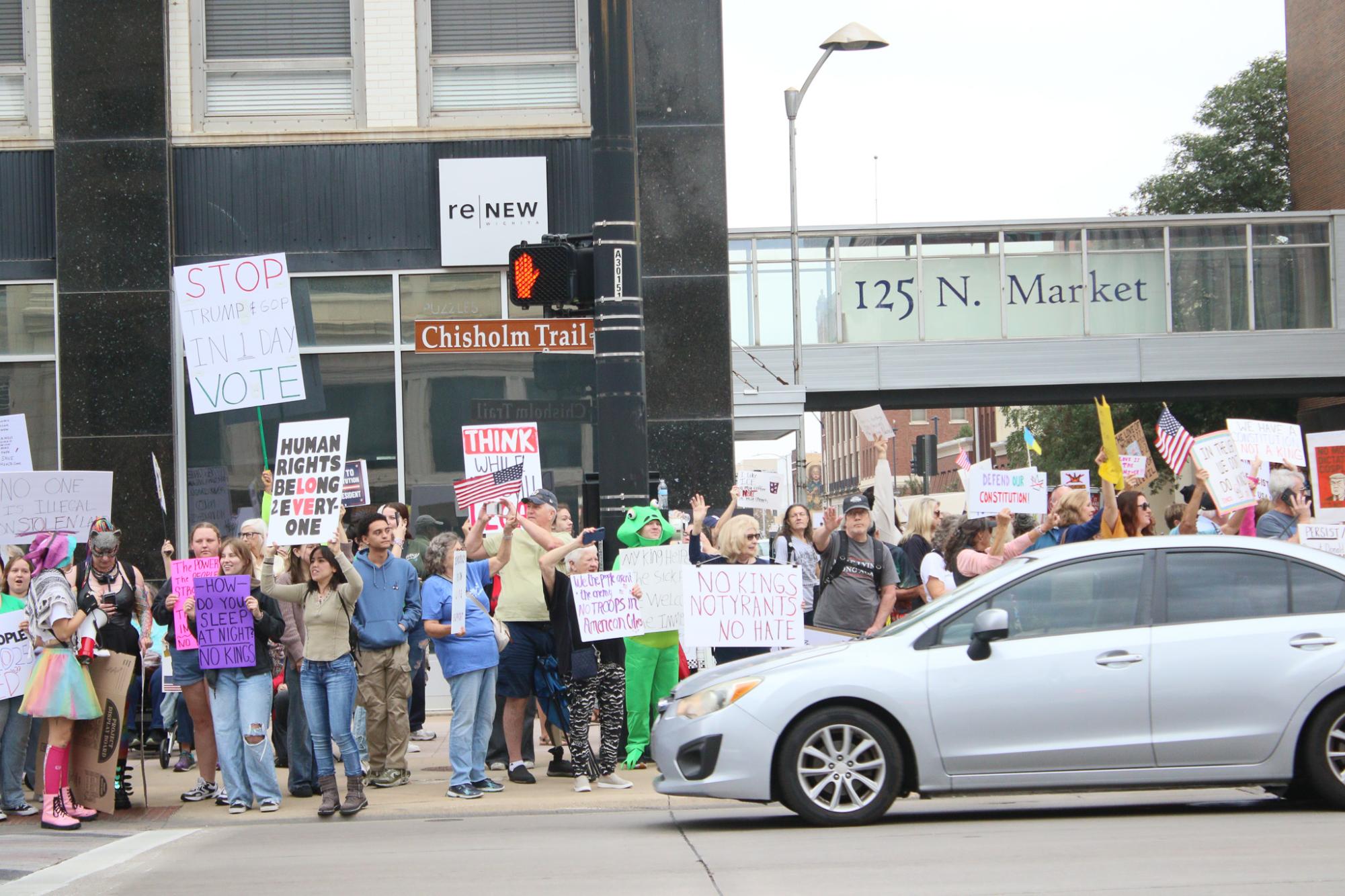 No Kings Protest (Photos by Ava Mbawuike)