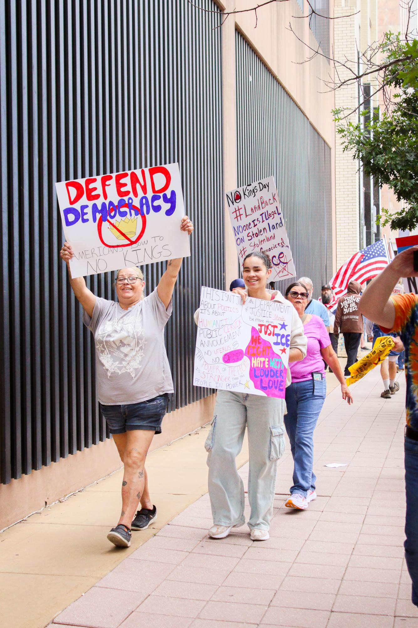 No Kings Protest (Photos by Ava Mbawuike)