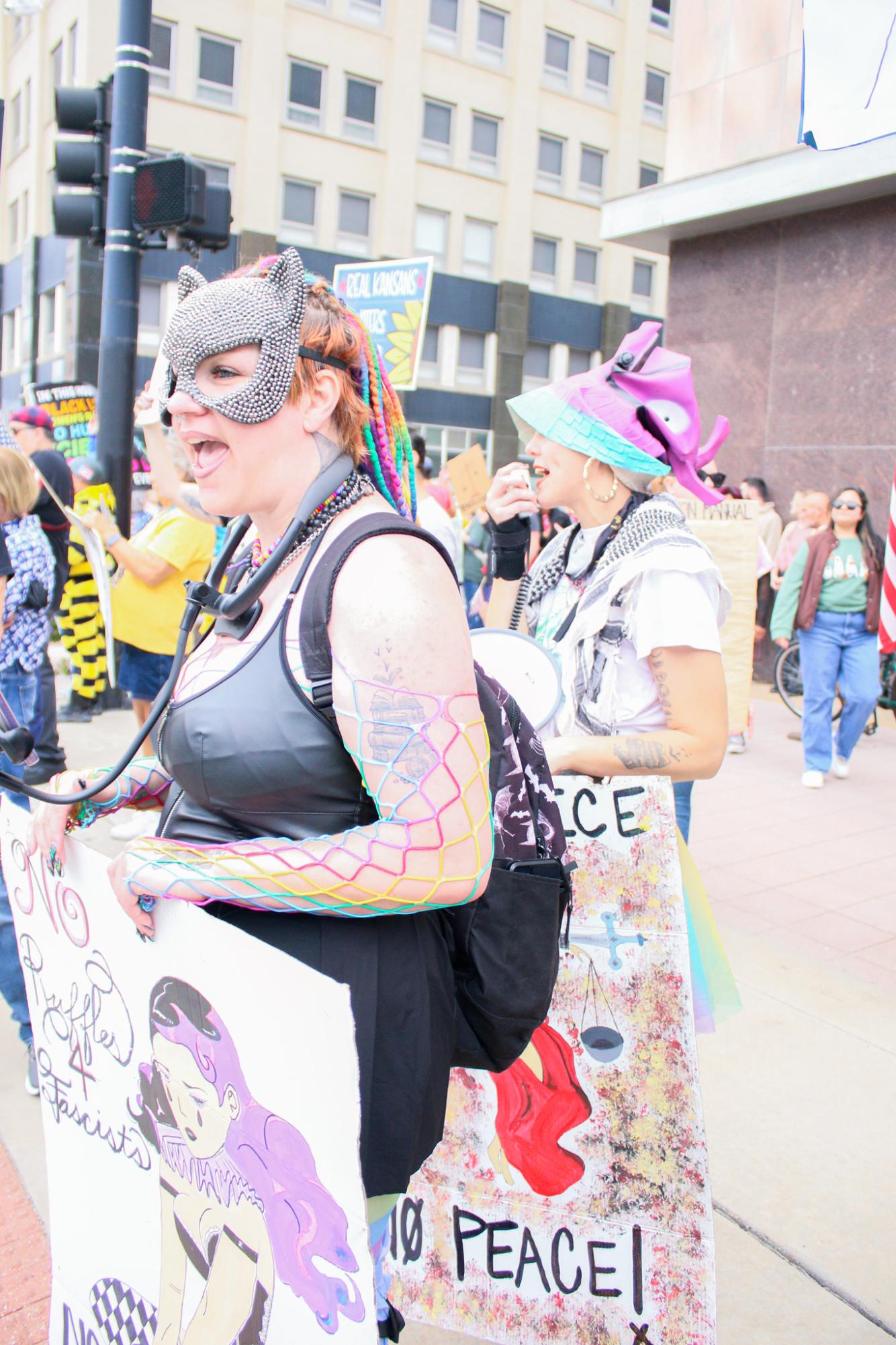 No Kings Protest (Photos by Ava Mbawuike)