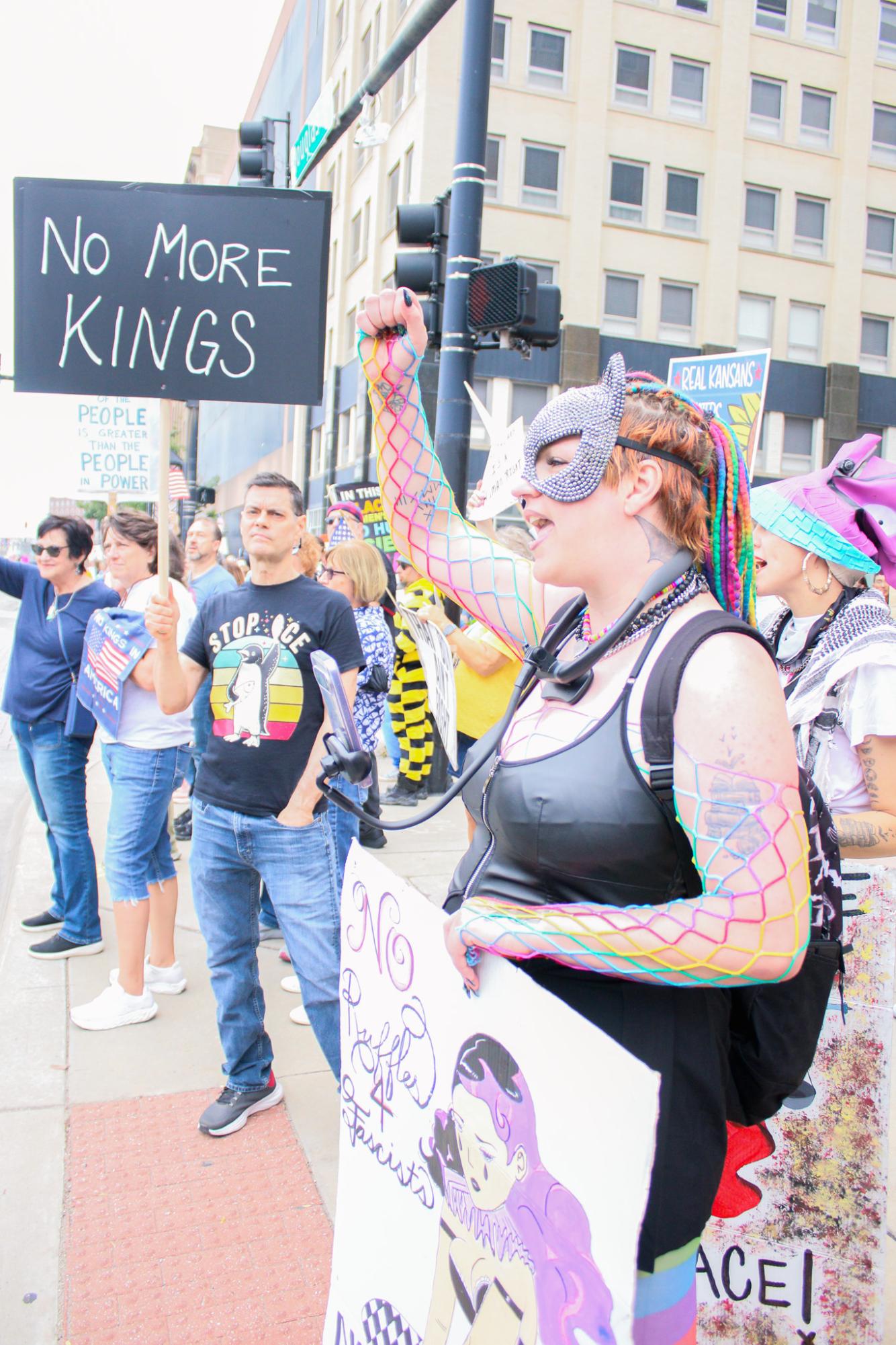 No Kings Protest (Photos by Ava Mbawuike)