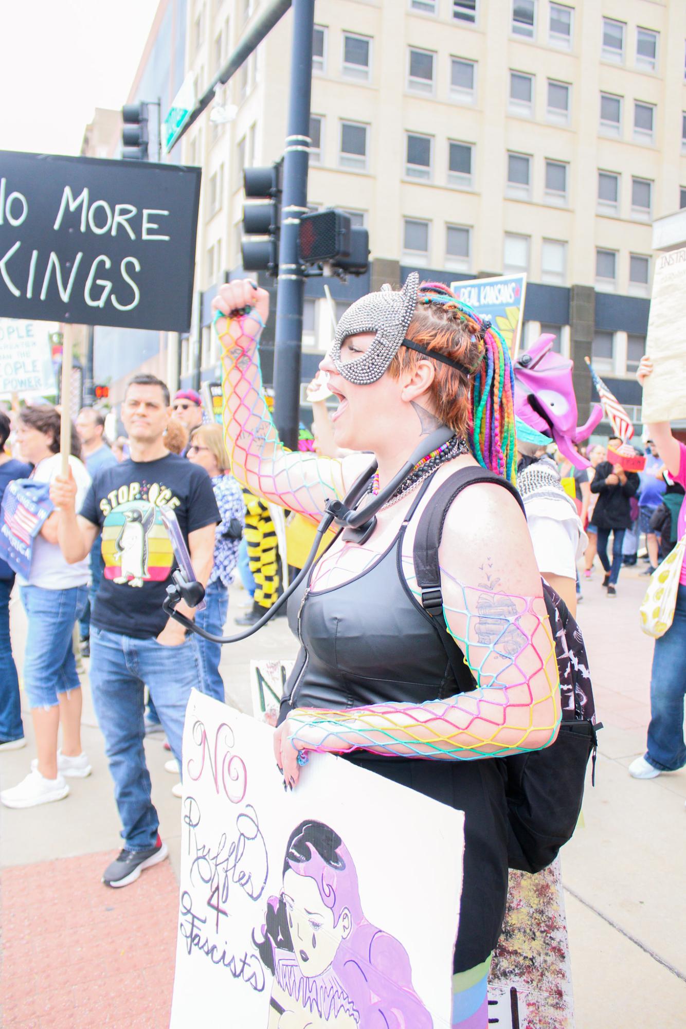 No Kings Protest (Photos by Ava Mbawuike)