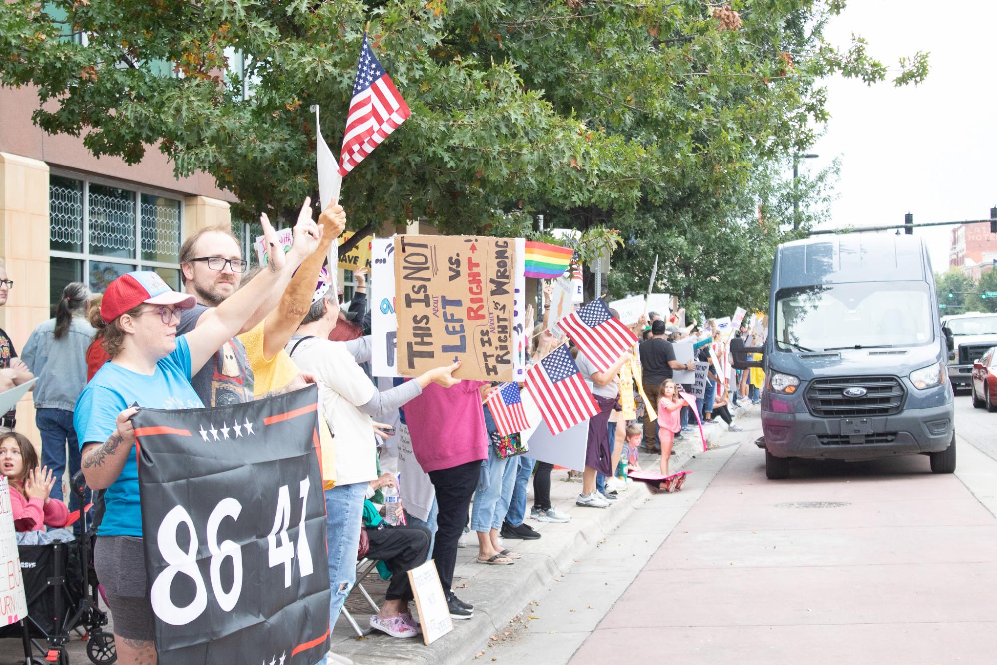 No Kings Protest (Photos by Ava Mbawuike)