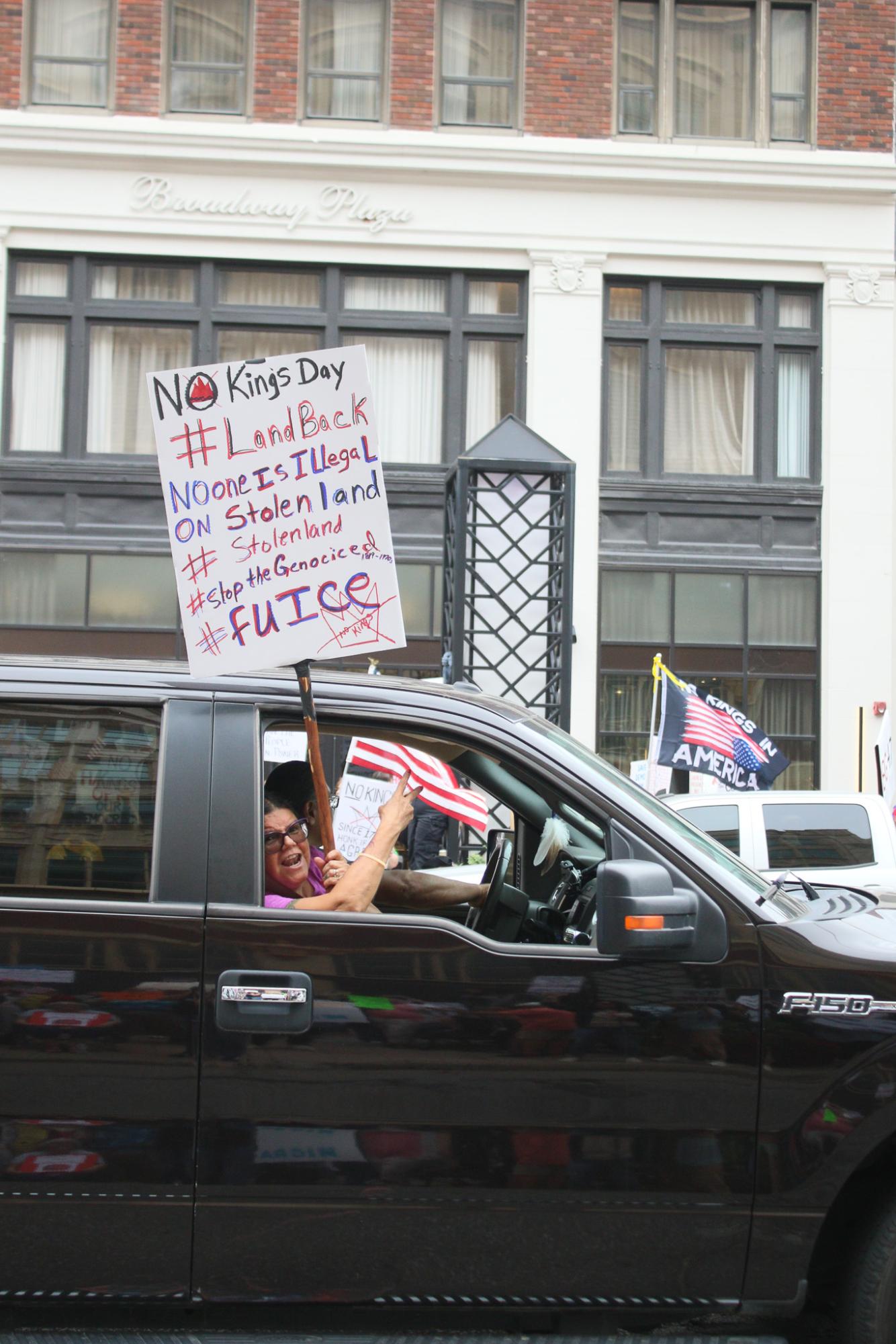 No Kings Protest (Photos by Ava Mbawuike)