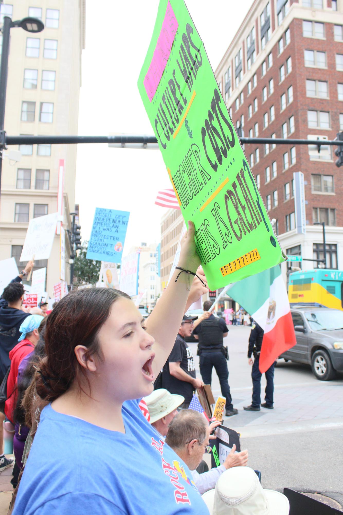 No Kings Protest (Photos by Ava Mbawuike)