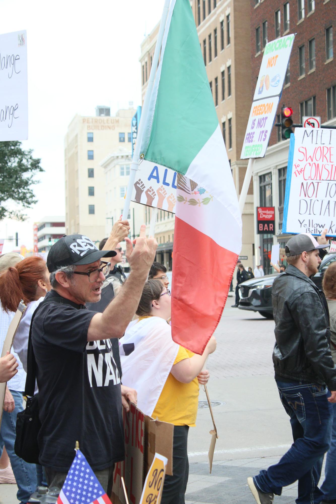 No Kings Protest (Photos by Ava Mbawuike)
