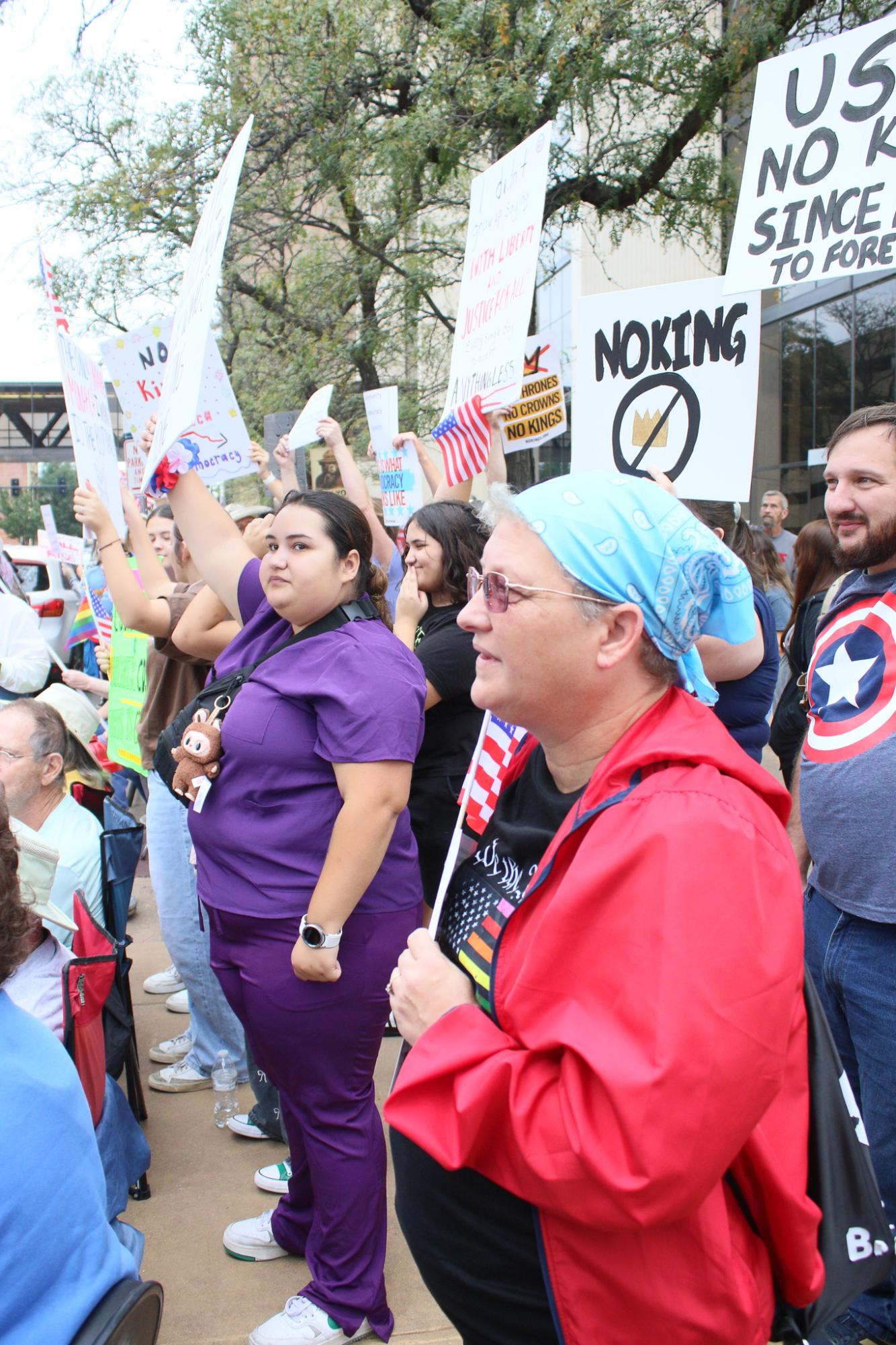 No Kings Protest (Photos by Ava Mbawuike)