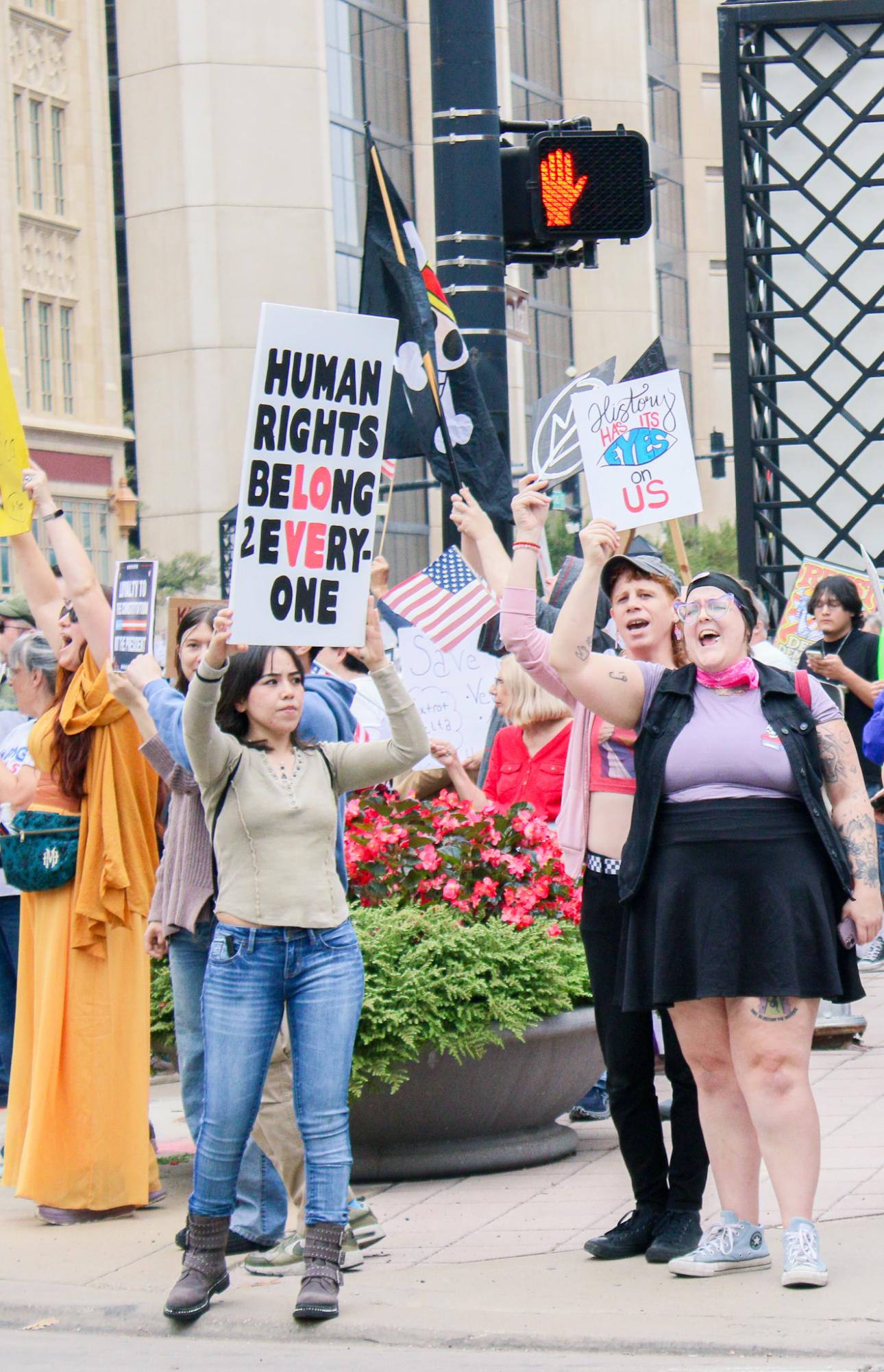 No Kings Protest (Photos by Ava Mbawuike)