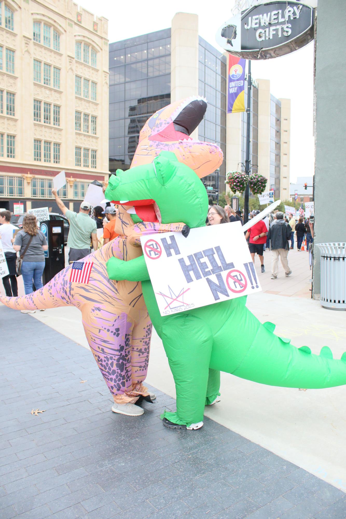 No Kings Protest (Photos by Ava Mbawuike)