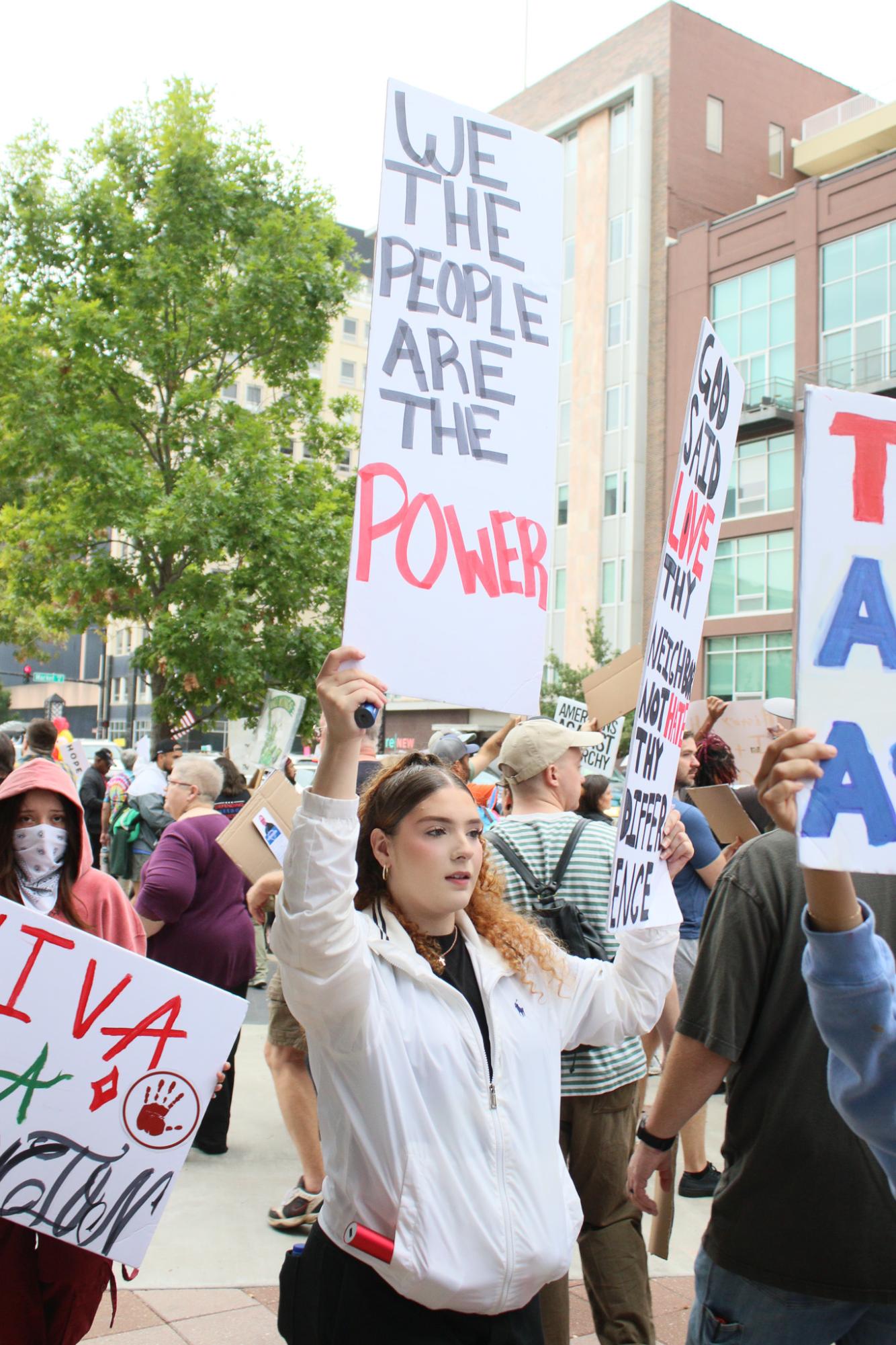 No Kings Protest (Photos by Ava Mbawuike)