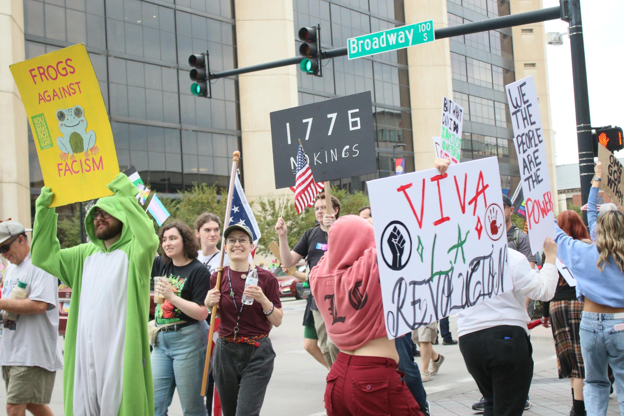 No Kings Protest (Photos by Ava Mbawuike)