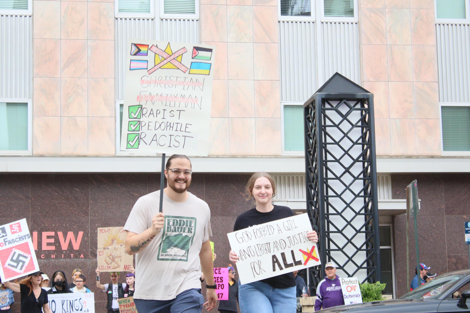 No Kings Protest (Photos by Ava Mbawuike)