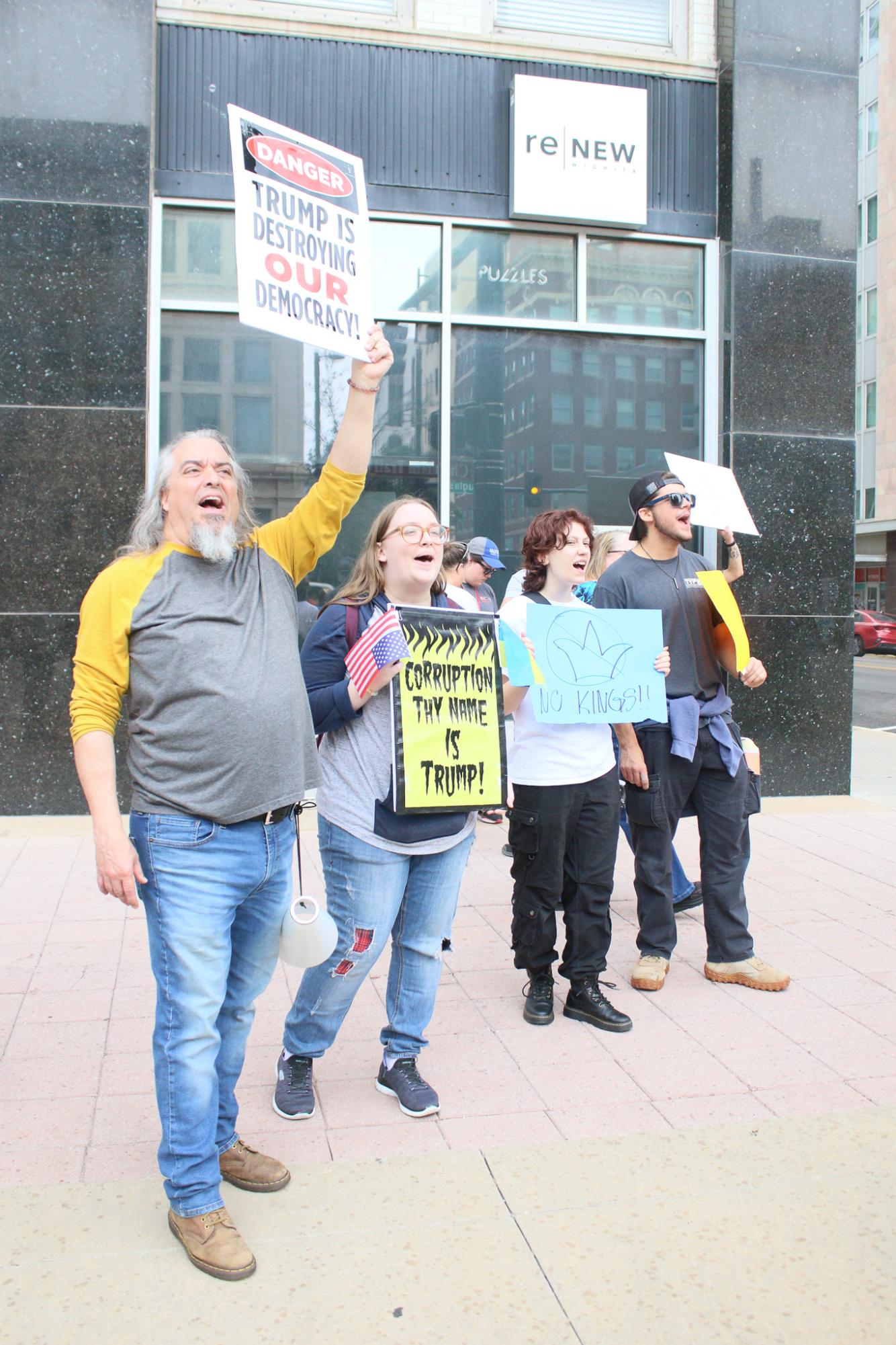 No Kings Protest (Photos by Ava Mbawuike)