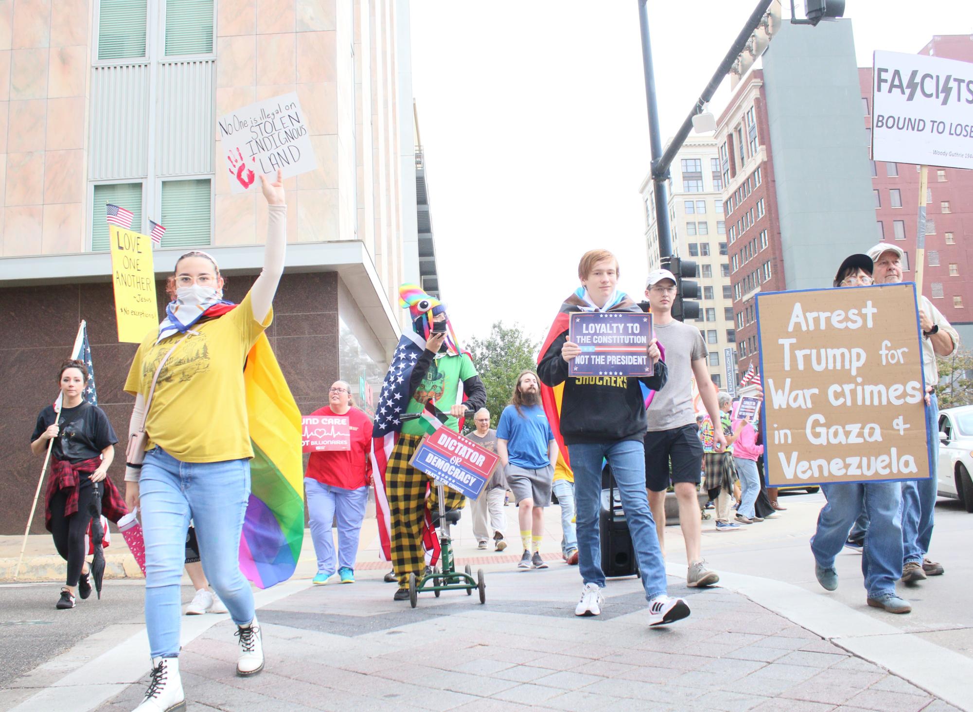 No Kings Protest (Photos by Ava Mbawuike)