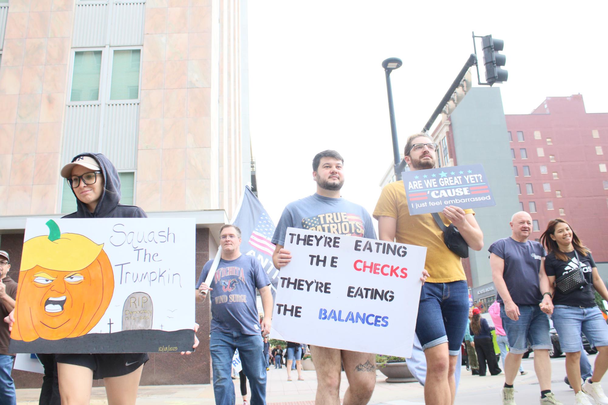 No Kings Protest (Photos by Ava Mbawuike)