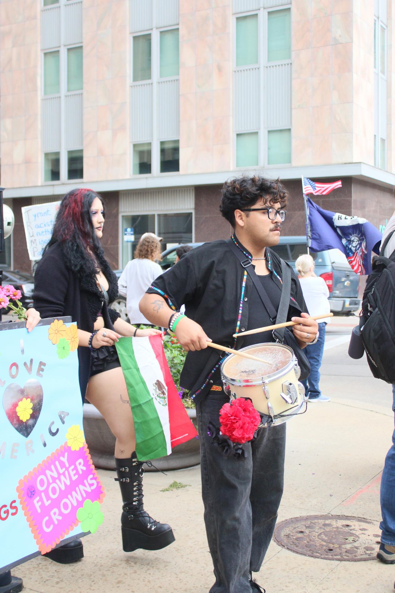 No Kings Protest (Photos by Ava Mbawuike)