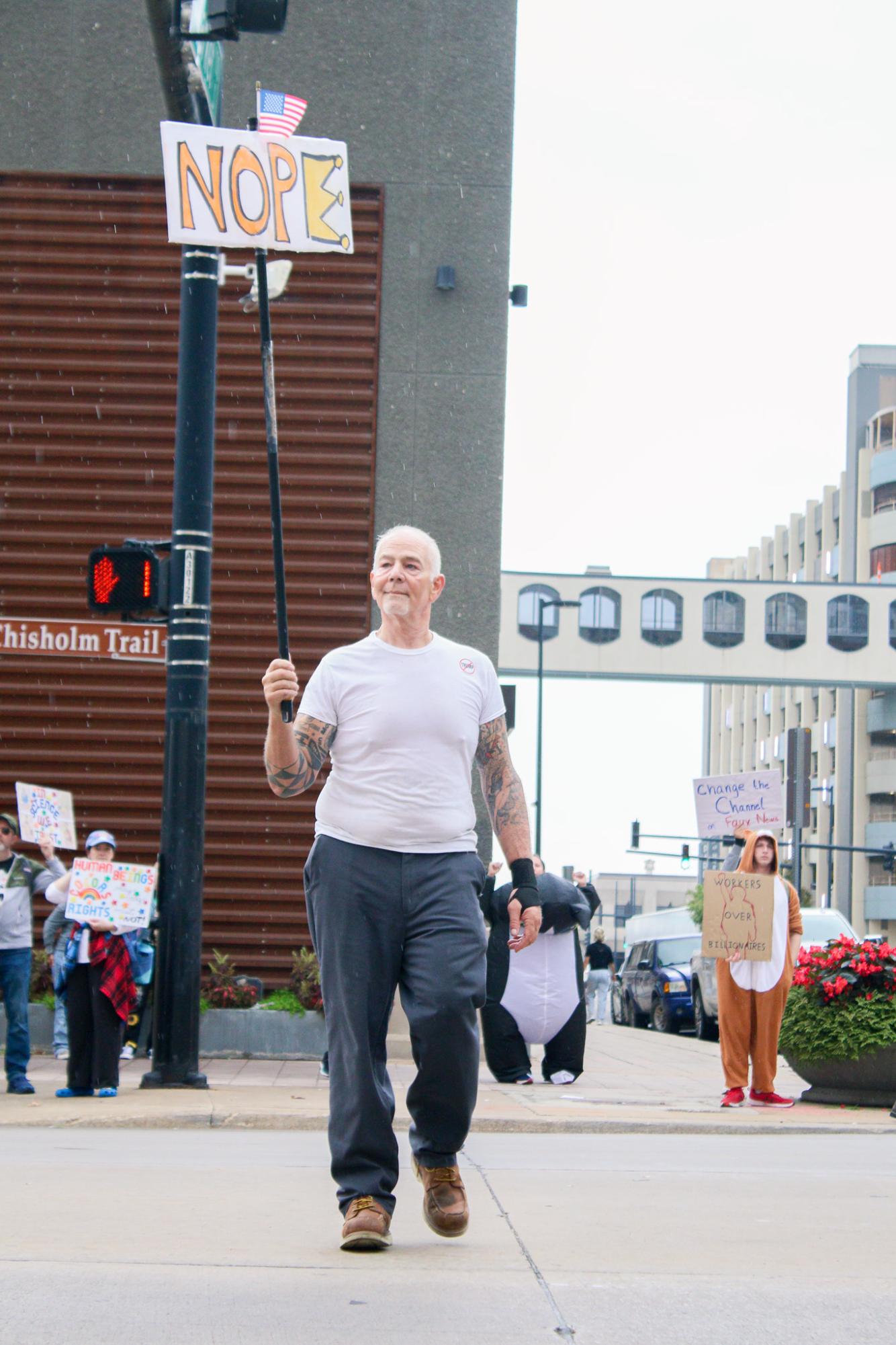No Kings Protest (Photos by Ava Mbawuike)
