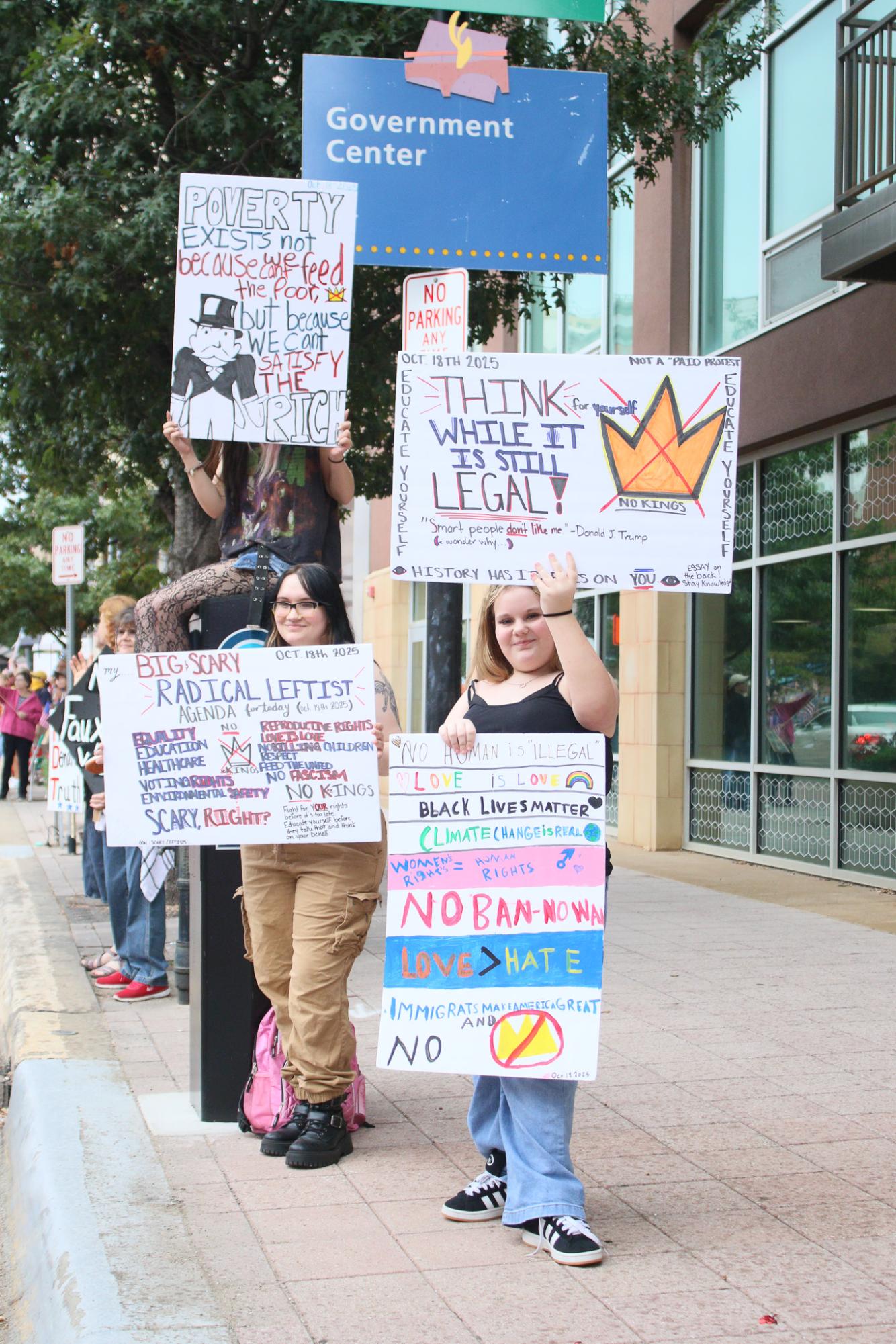 No Kings Protest (Photos by Ava Mbawuike)