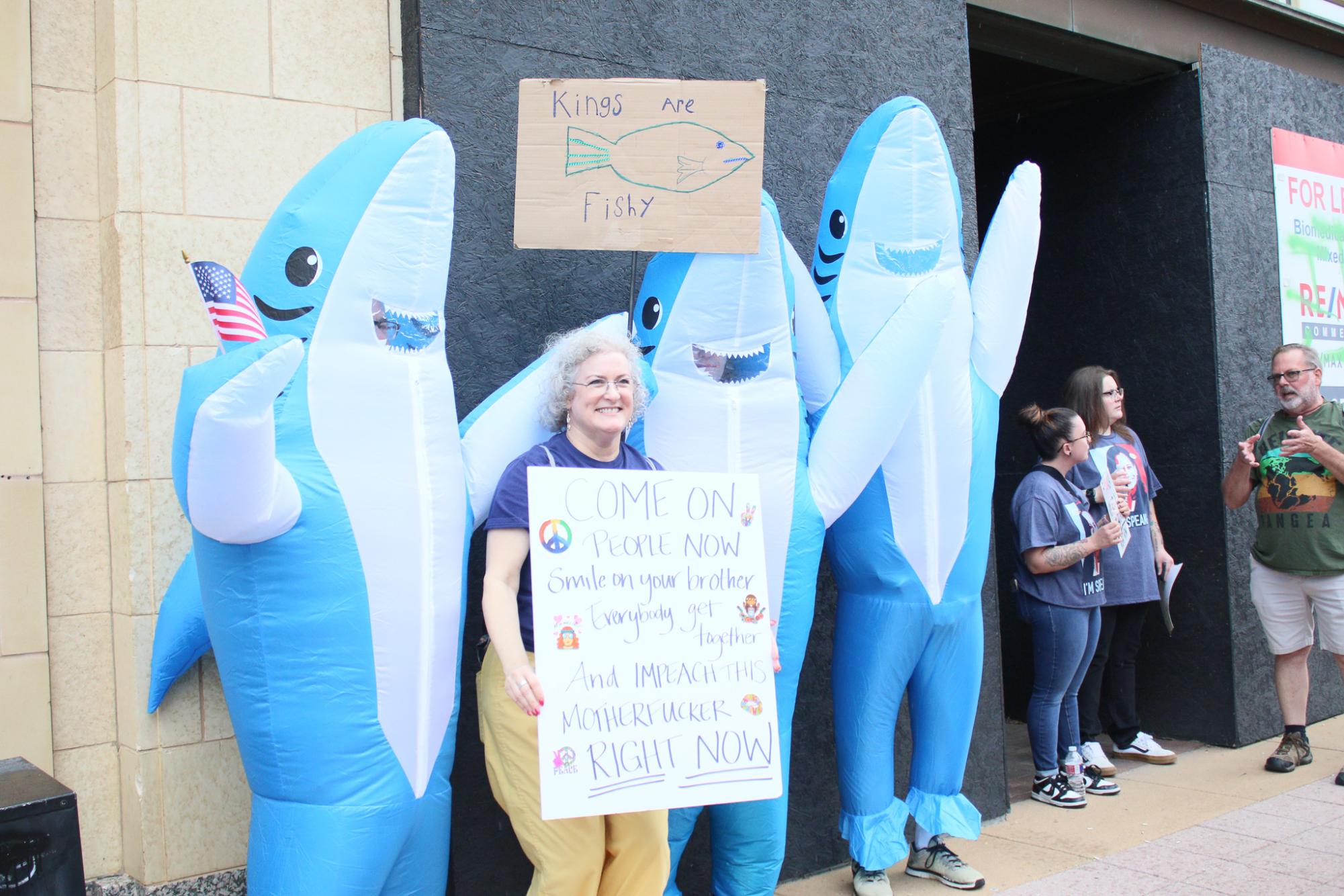 No Kings Protest (Photos by Ava Mbawuike)