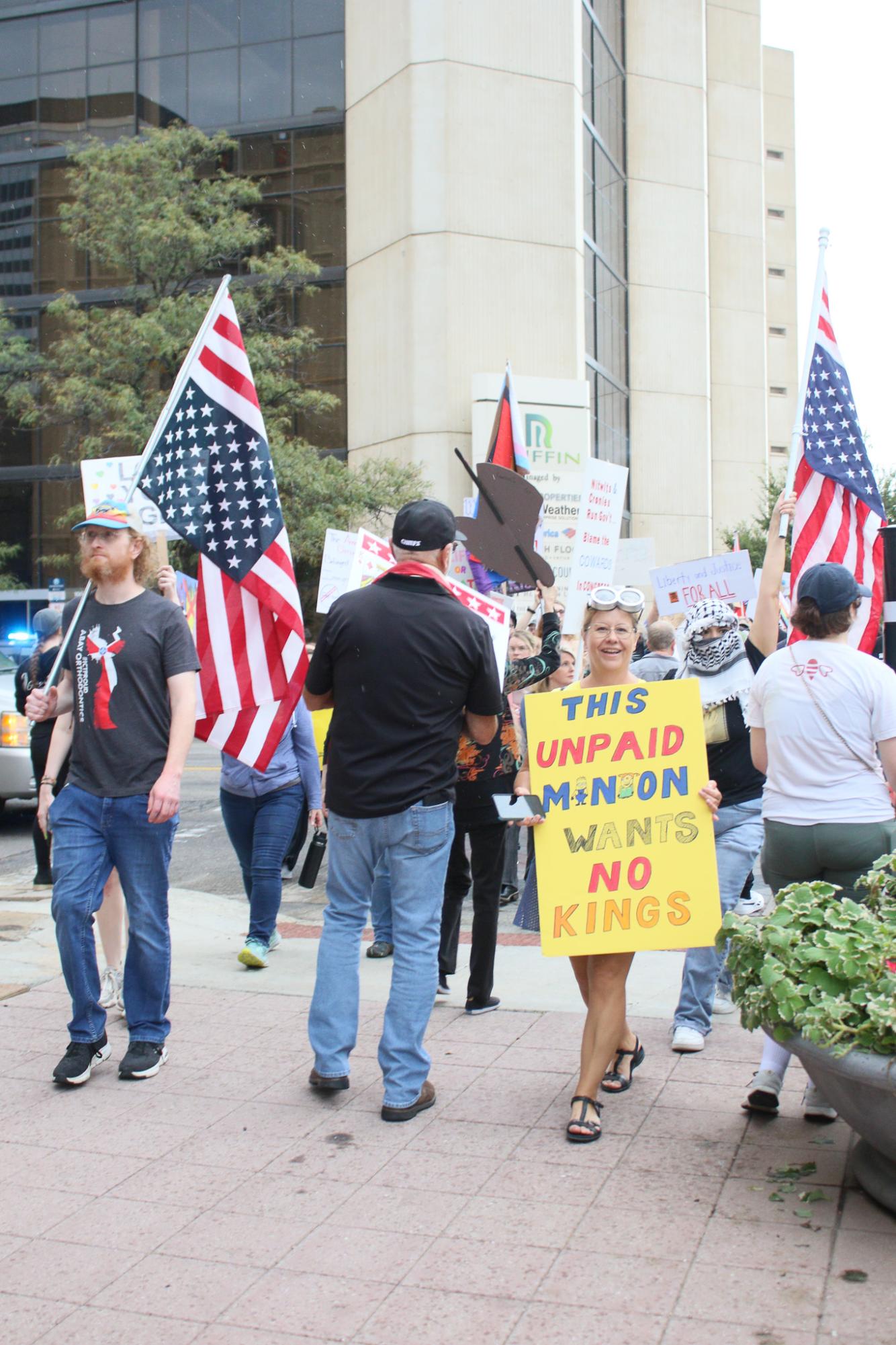No Kings Protest (Photos by Ava Mbawuike)