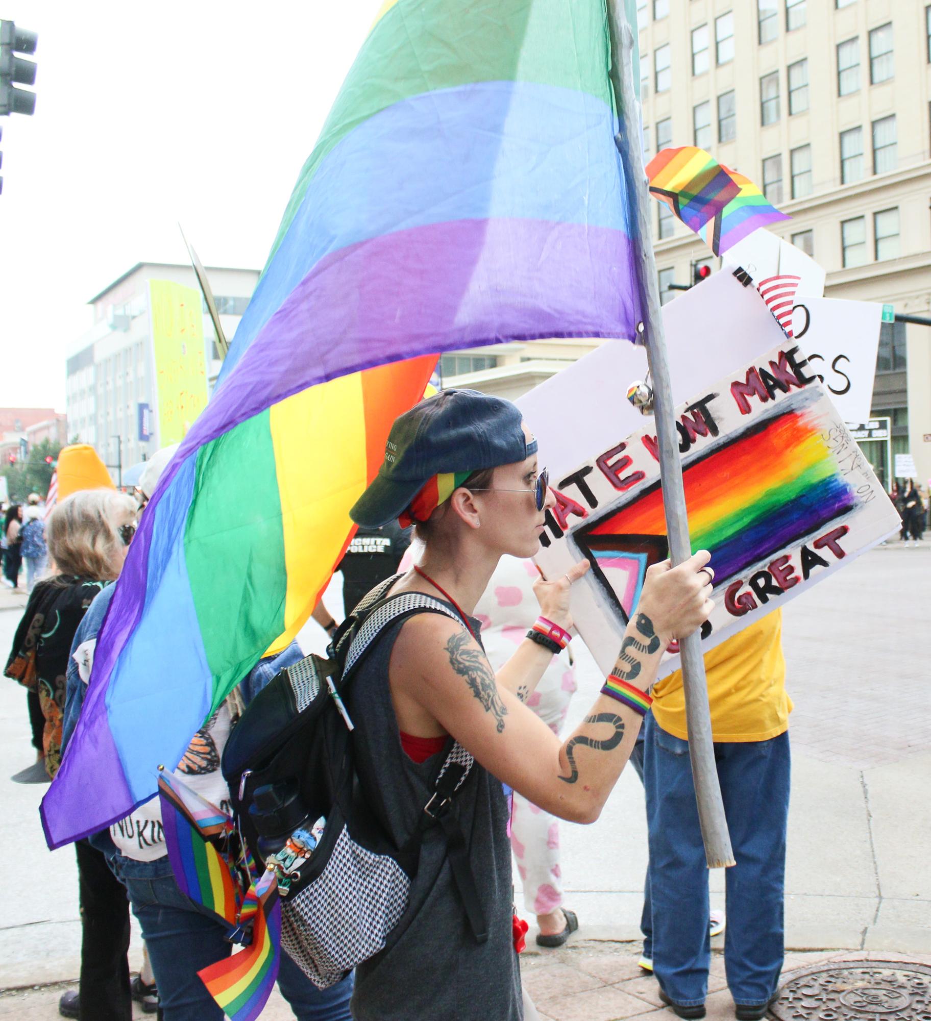 No Kings Protest (Photos by Ava Mbawuike)