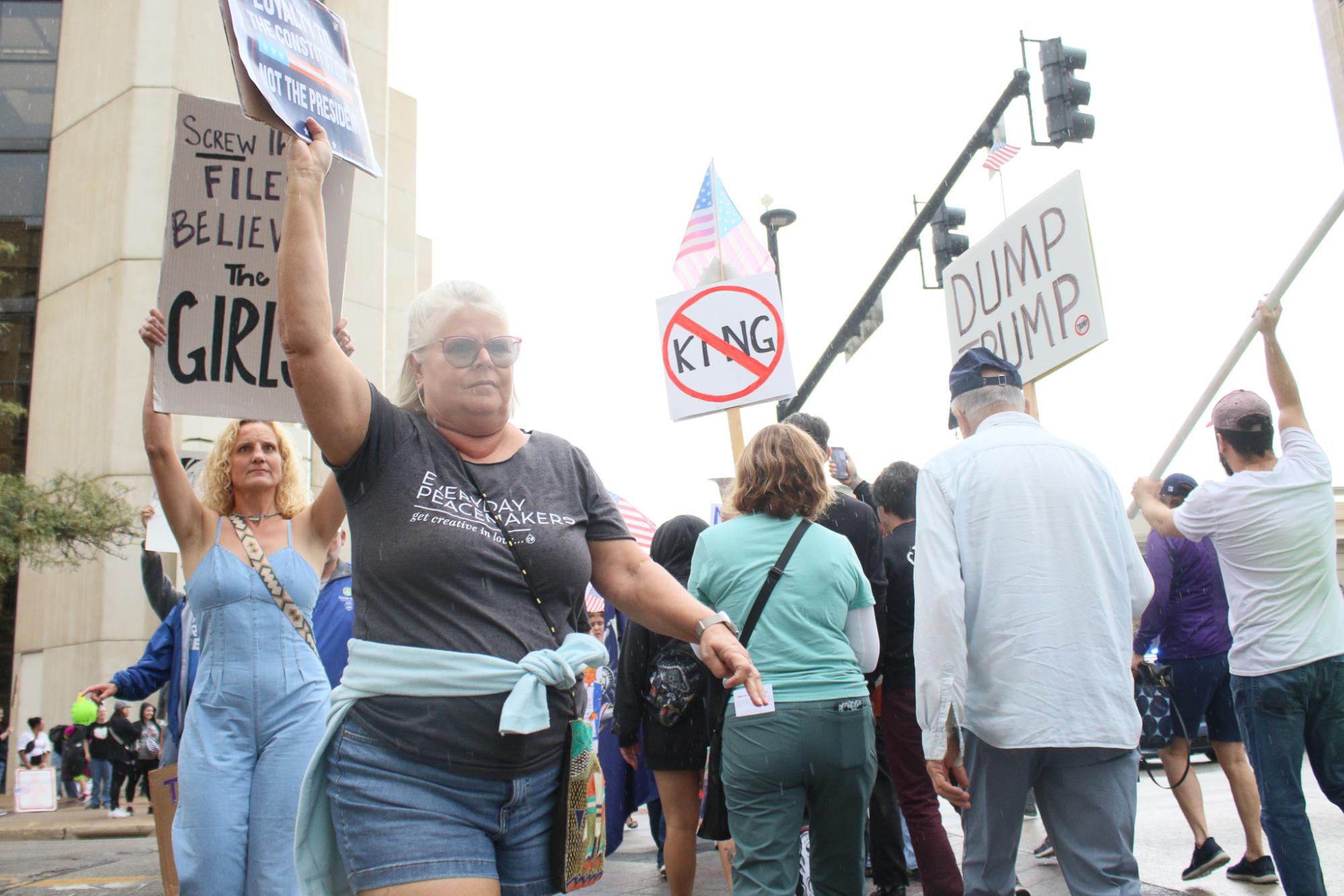 No Kings Protest (Photos by Ava Mbawuike)