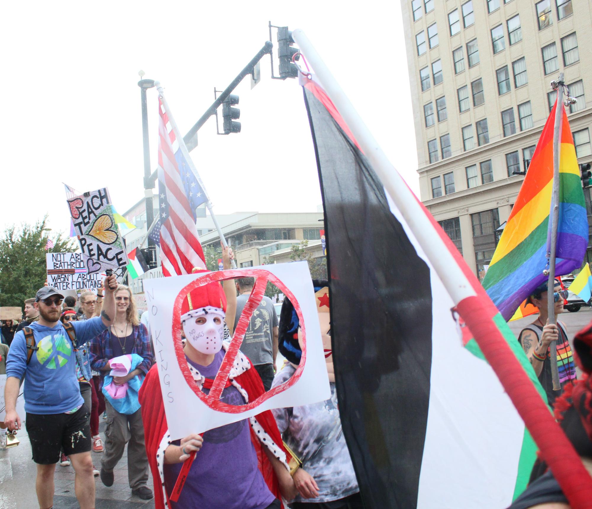 No Kings Protest (Photos by Ava Mbawuike)