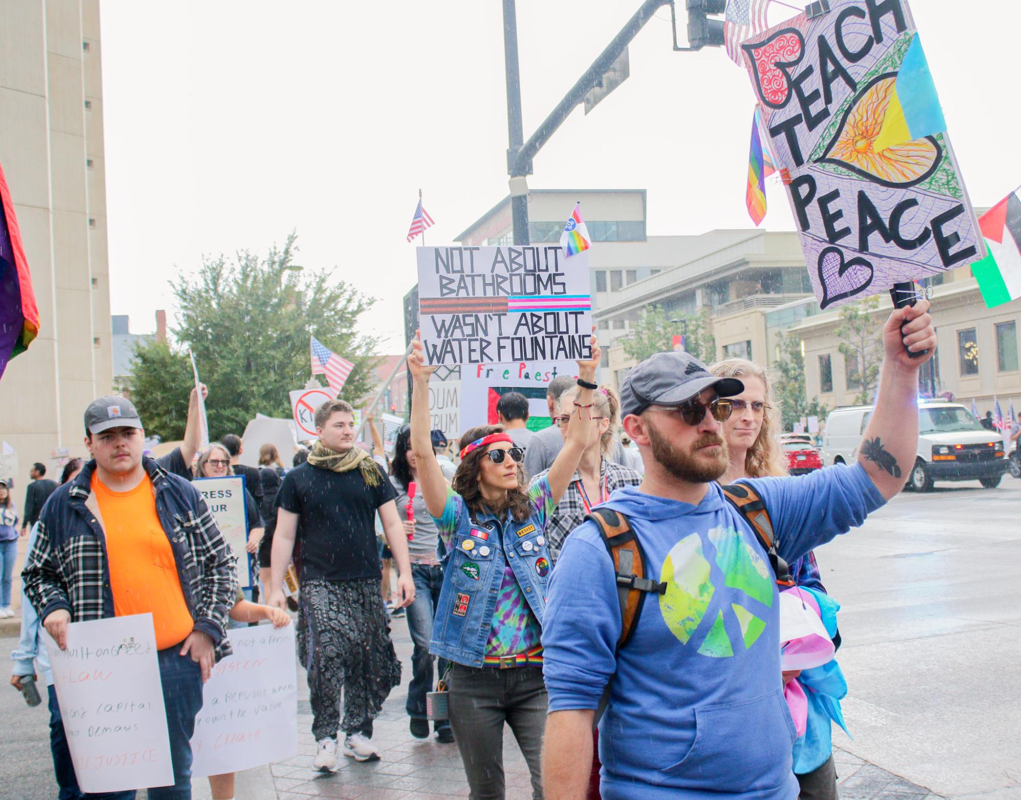 No Kings Protest (Photos by Ava Mbawuike)