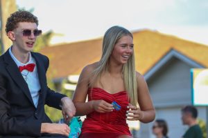Senior Homecoming candidates Cale Clingan and 