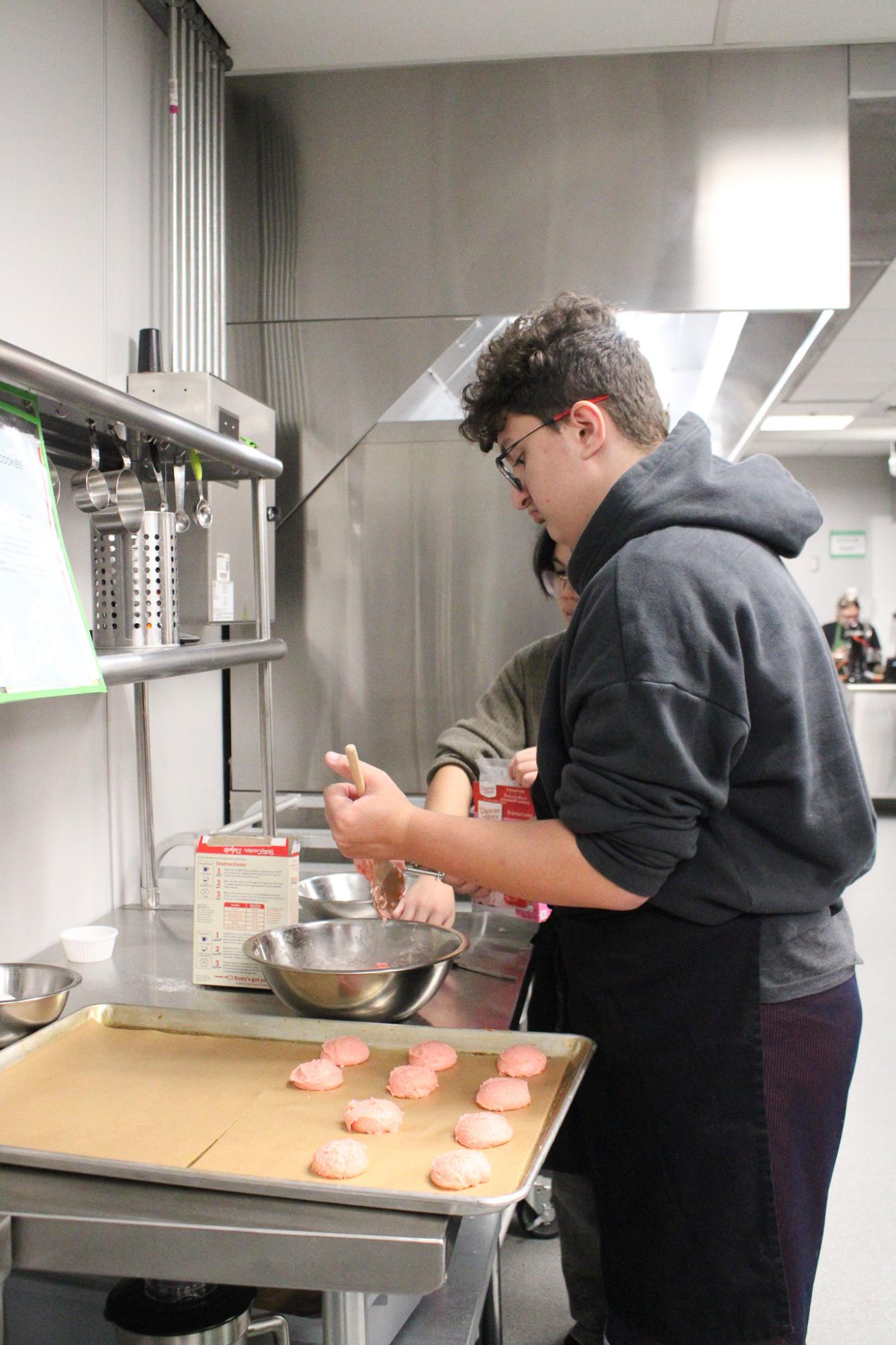 Culinary makes cookies for Military Appreciation Night (Photos by Emma Searle)