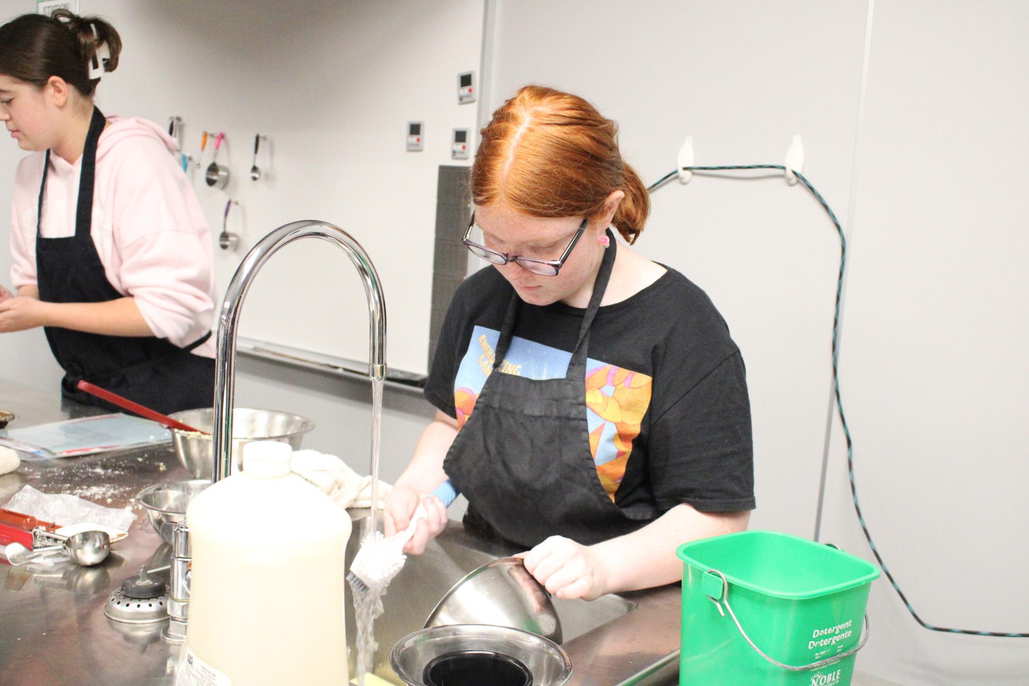 Culinary makes cookies for Military Appreciation Night (Photos by Emma Searle)