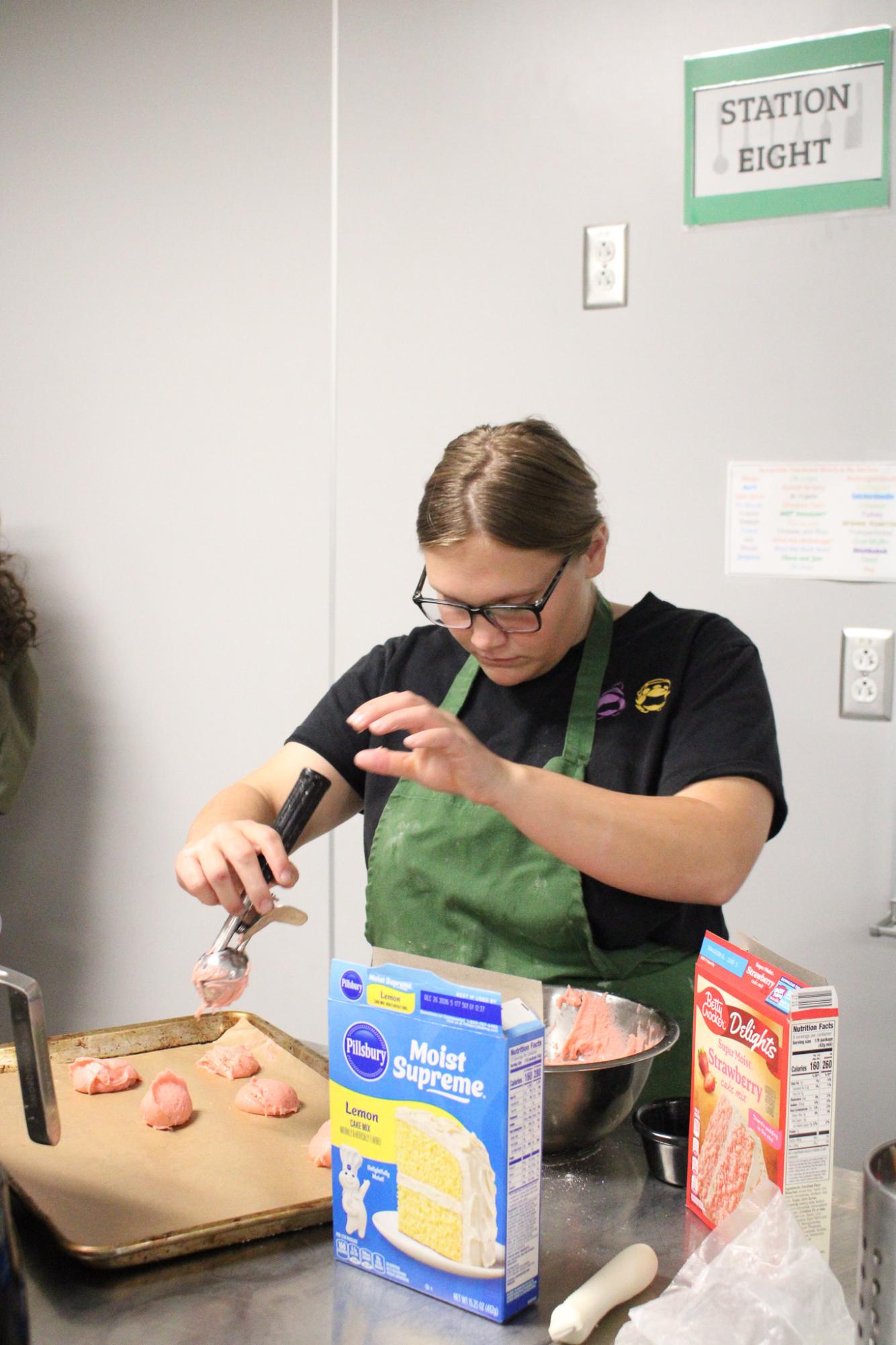 Culinary makes cookies for Military Appreciation Night (Photos by Emma Searle)