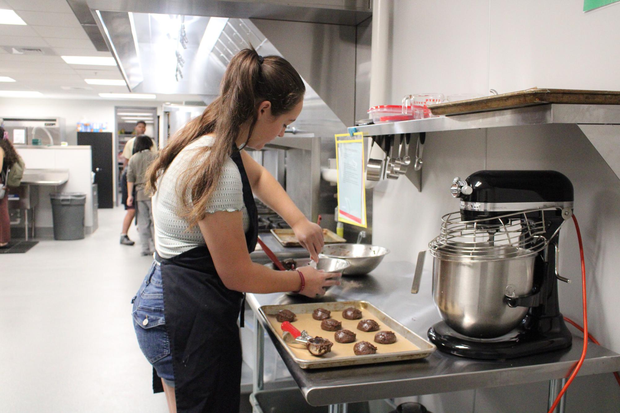 Culinary makes cookies for Military Appreciation Night (Photos by Emma Searle)
