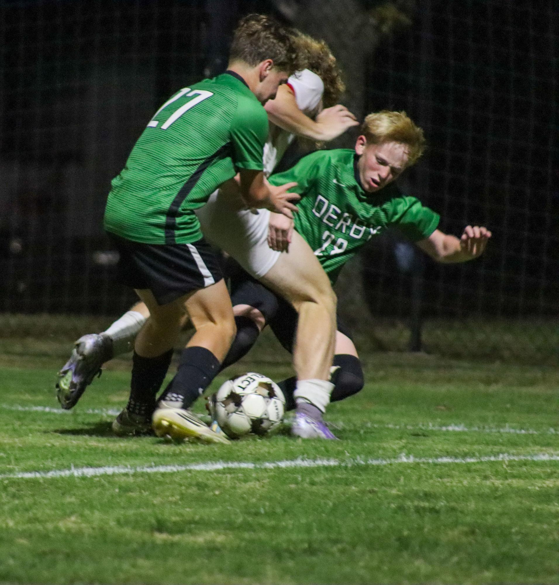 Boys varsity soccer vs. Valley Center (Photos by Delainey Stephenson)