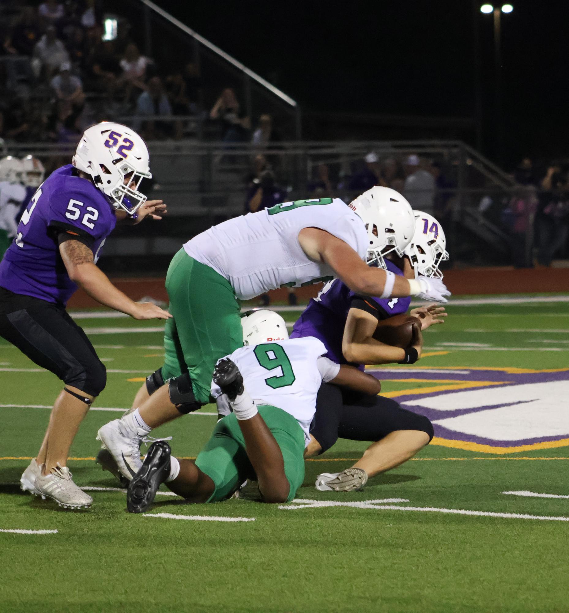 Football vs. Valley Center (Photos by Bree Stuhlsatz)