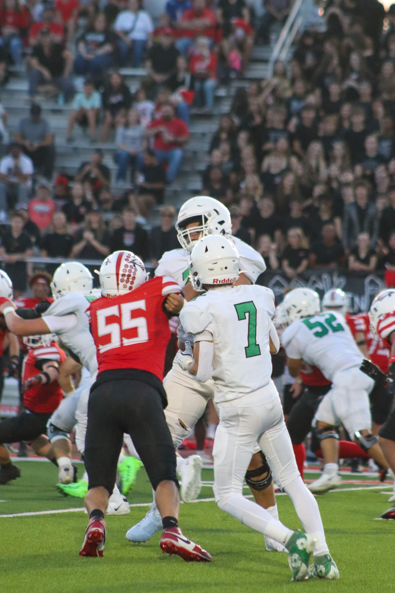 Varsity football vs. Maize (Photos by Delainey Stephenson)