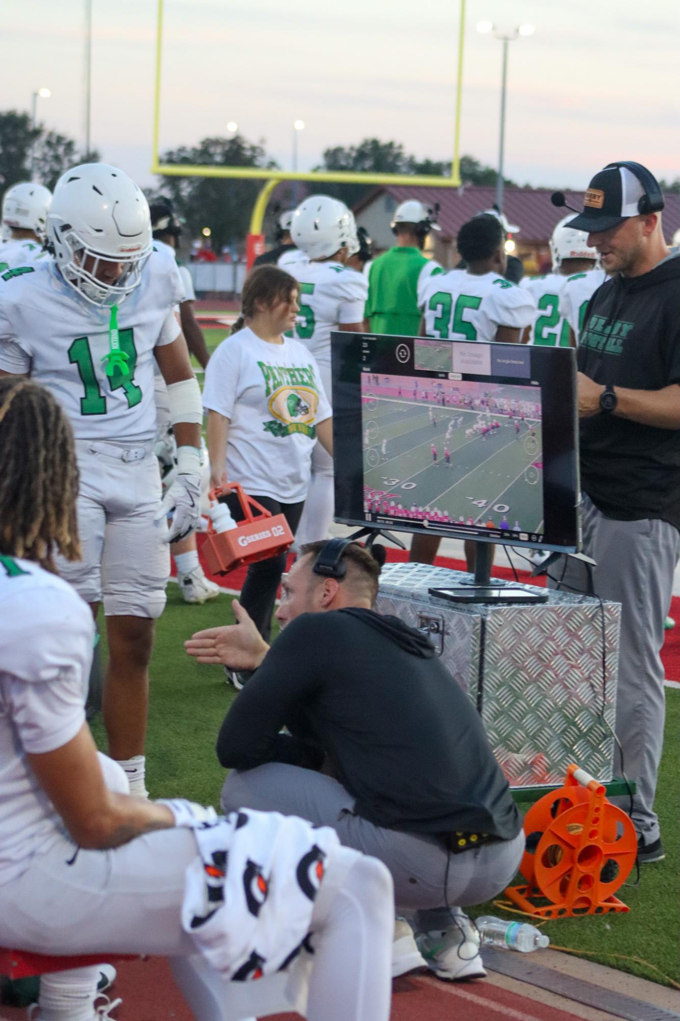 Varsity football vs. Maize (Photos by Delainey Stephenson)