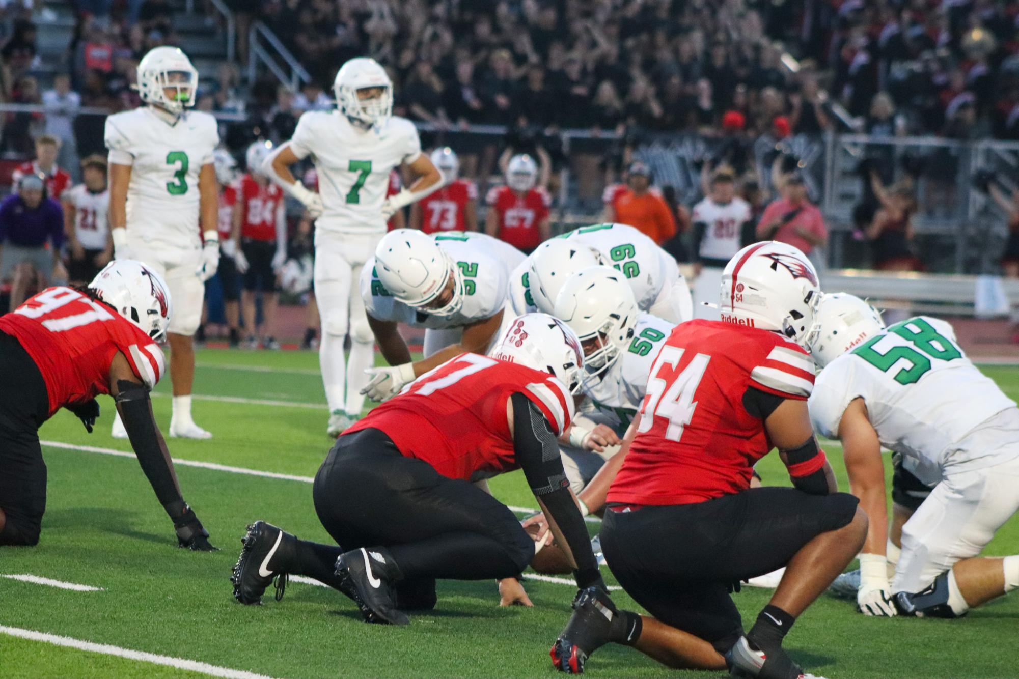 Varsity football vs. Maize (Photos by Delainey Stephenson)