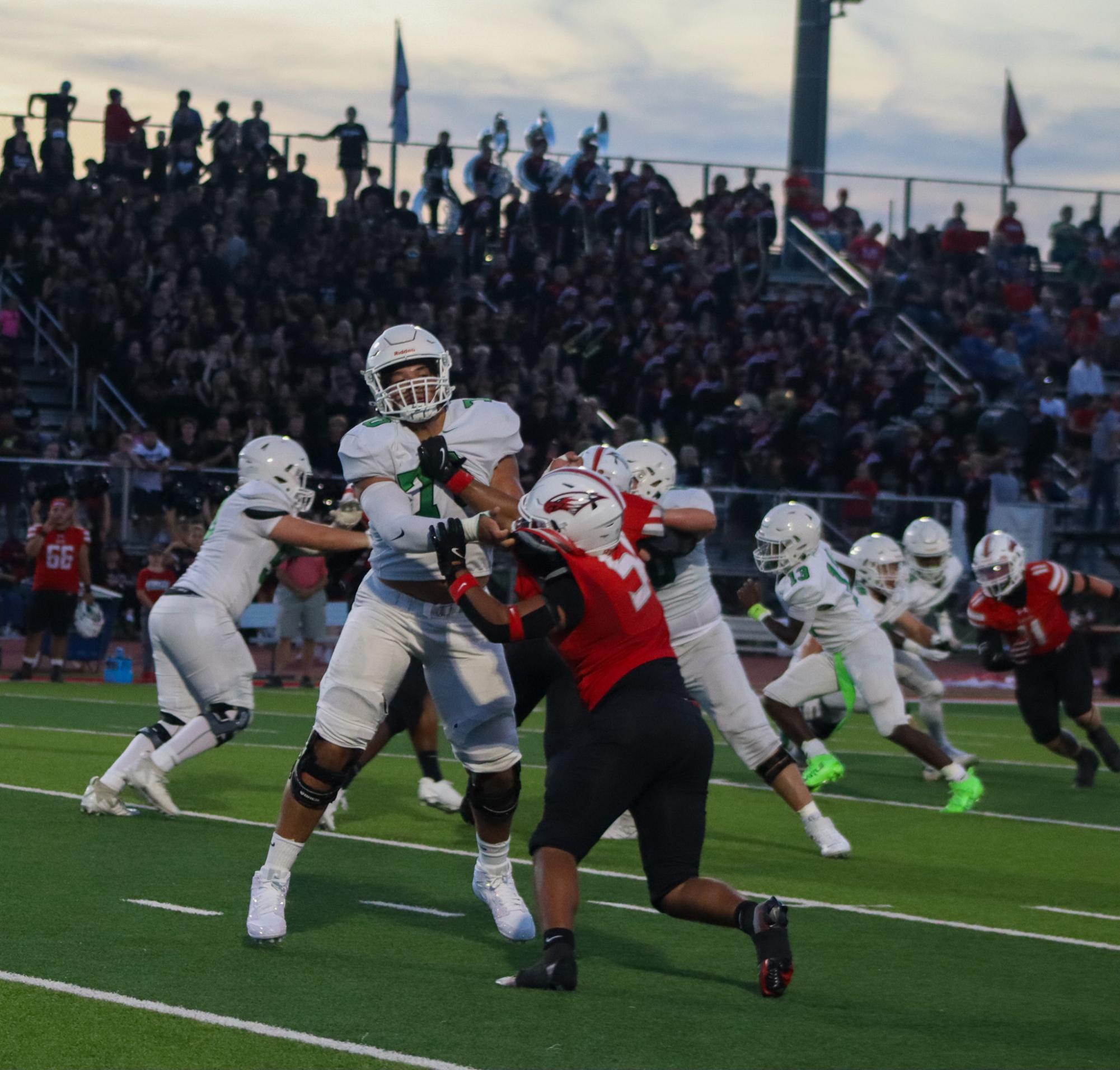 Varsity football vs. Maize (Photos by Delainey Stephenson)