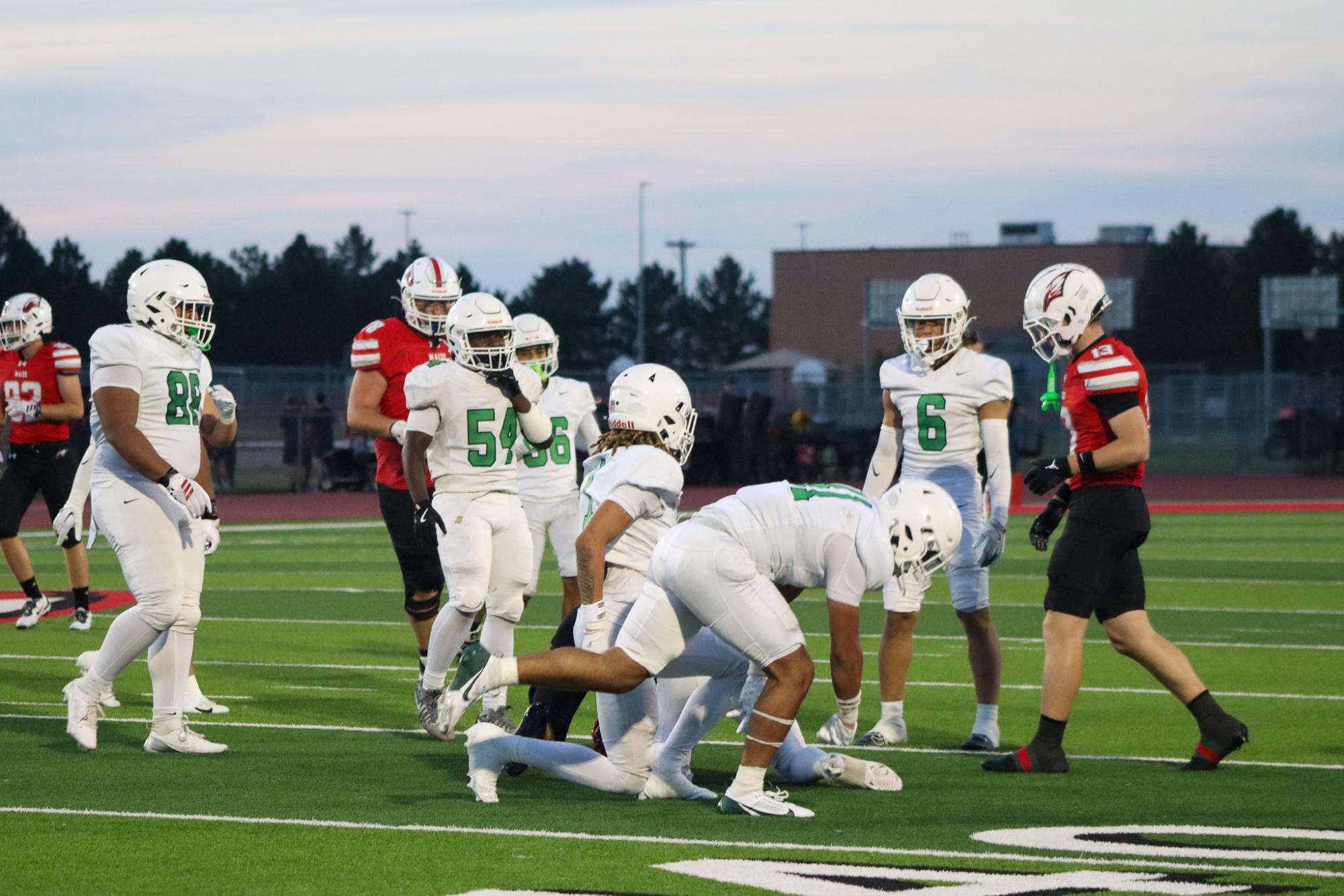 Varsity football vs. Maize (Photos by Delainey Stephenson)