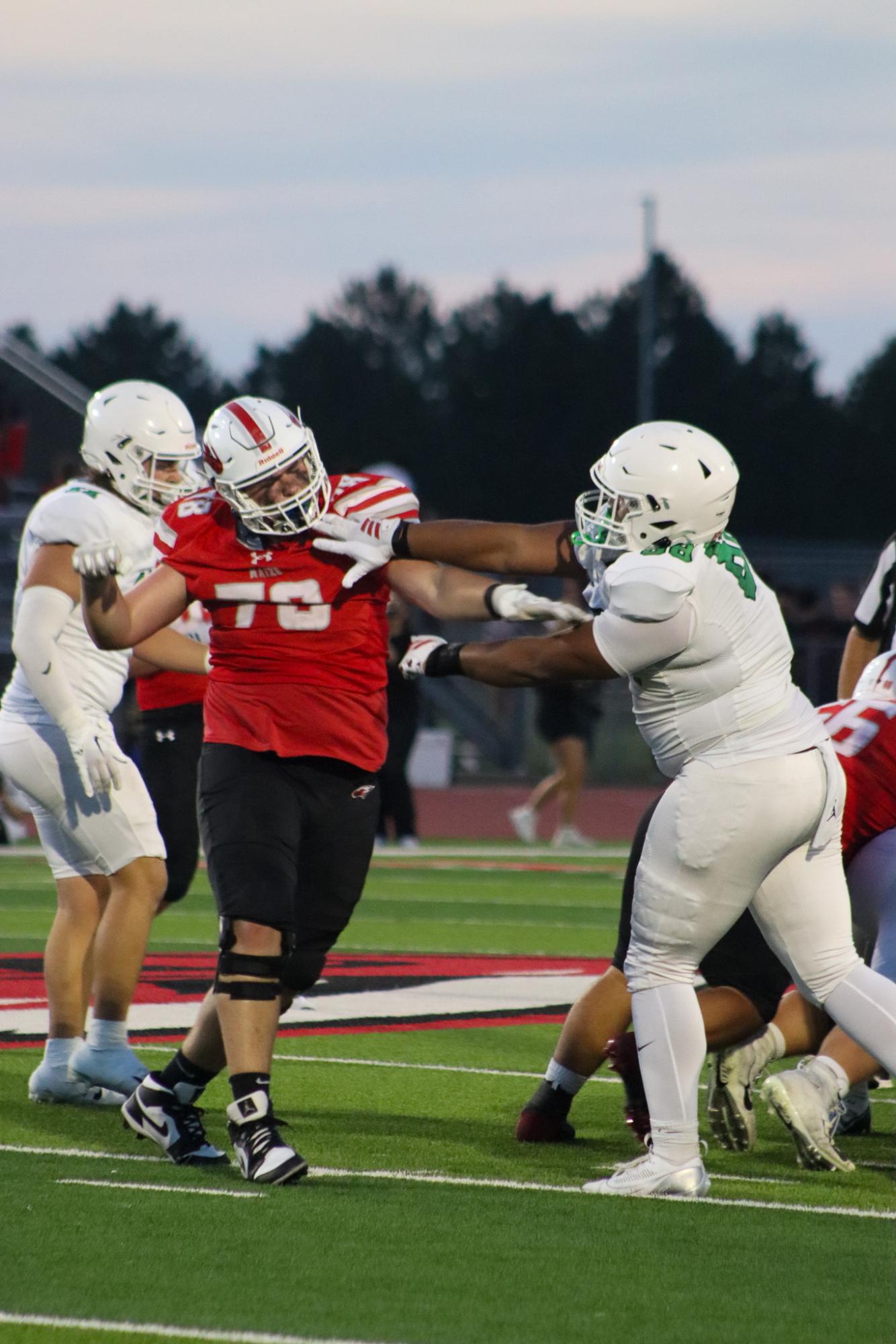 Varsity football vs. Maize (Photos by Delainey Stephenson)