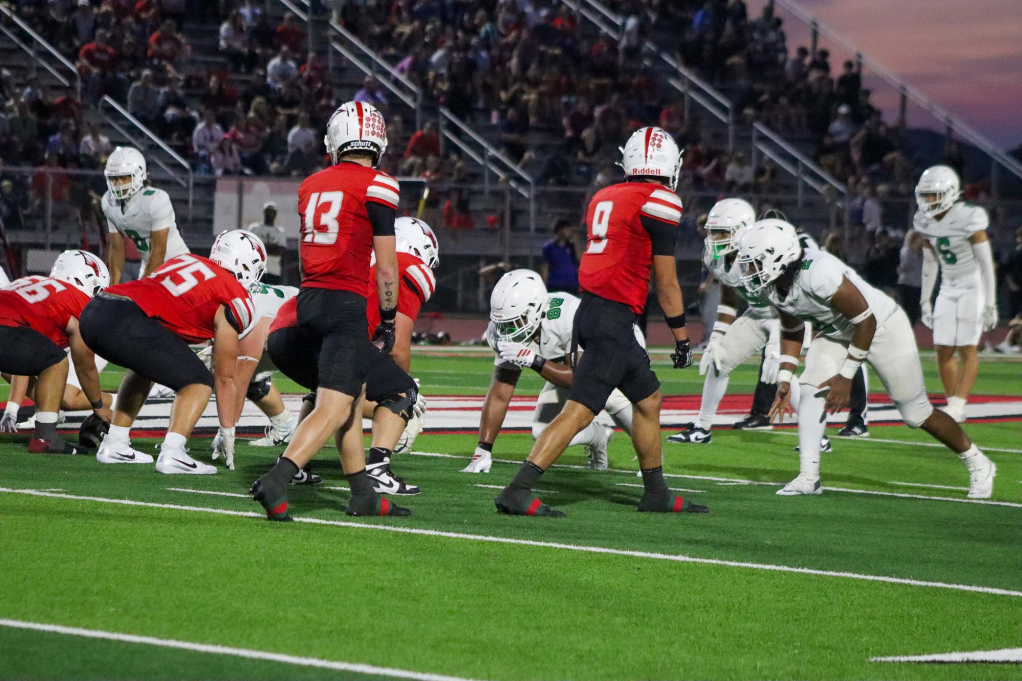 Varsity football vs. Maize (Photos by Delainey Stephenson)