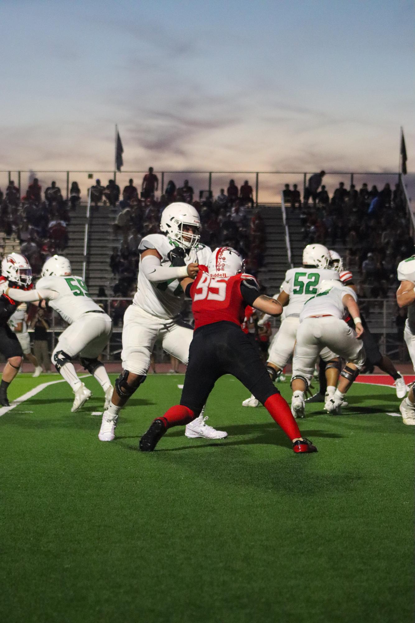 Varsity football vs. Maize (Photos by Delainey Stephenson)