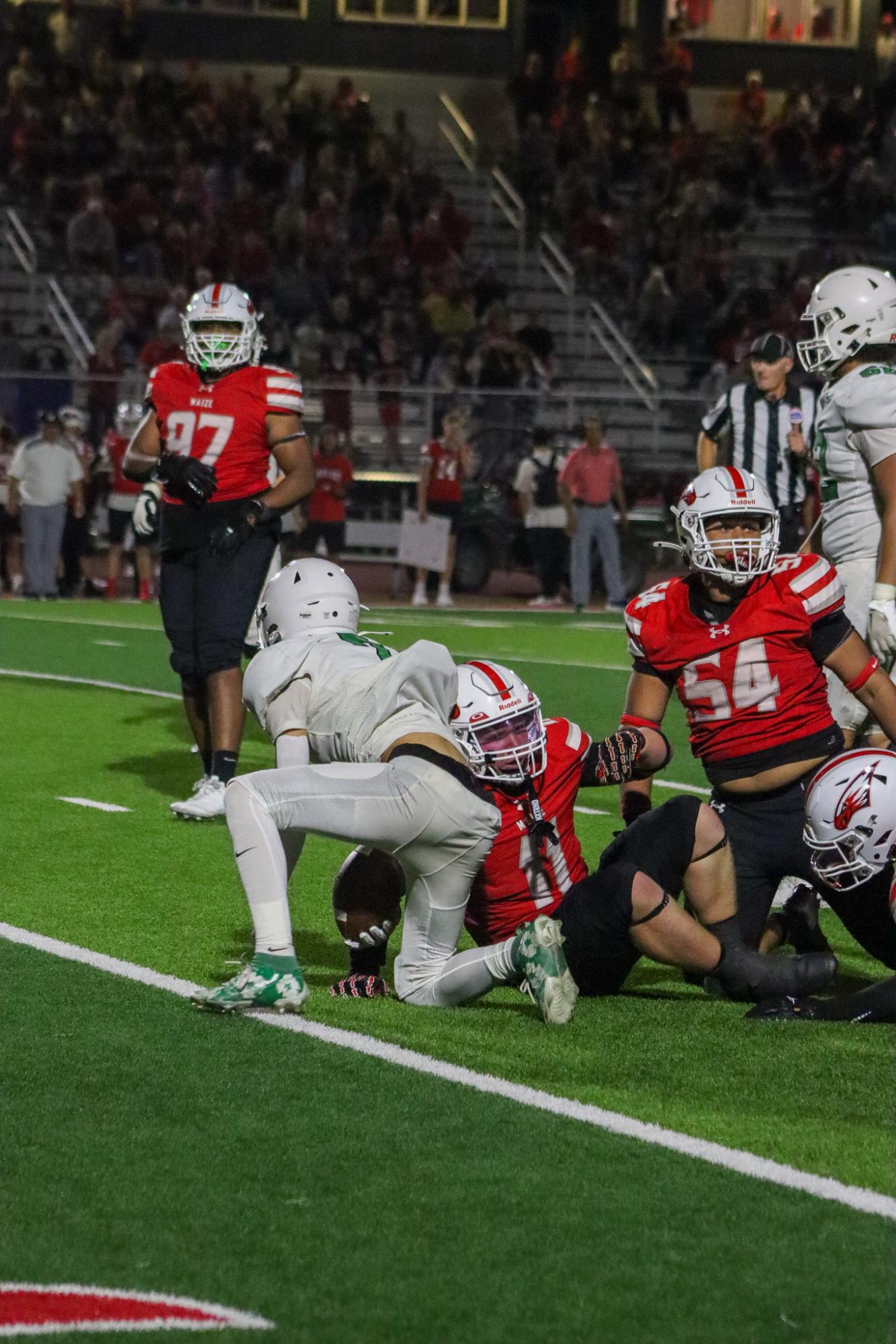 Varsity football vs. Maize (Photos by Delainey Stephenson)