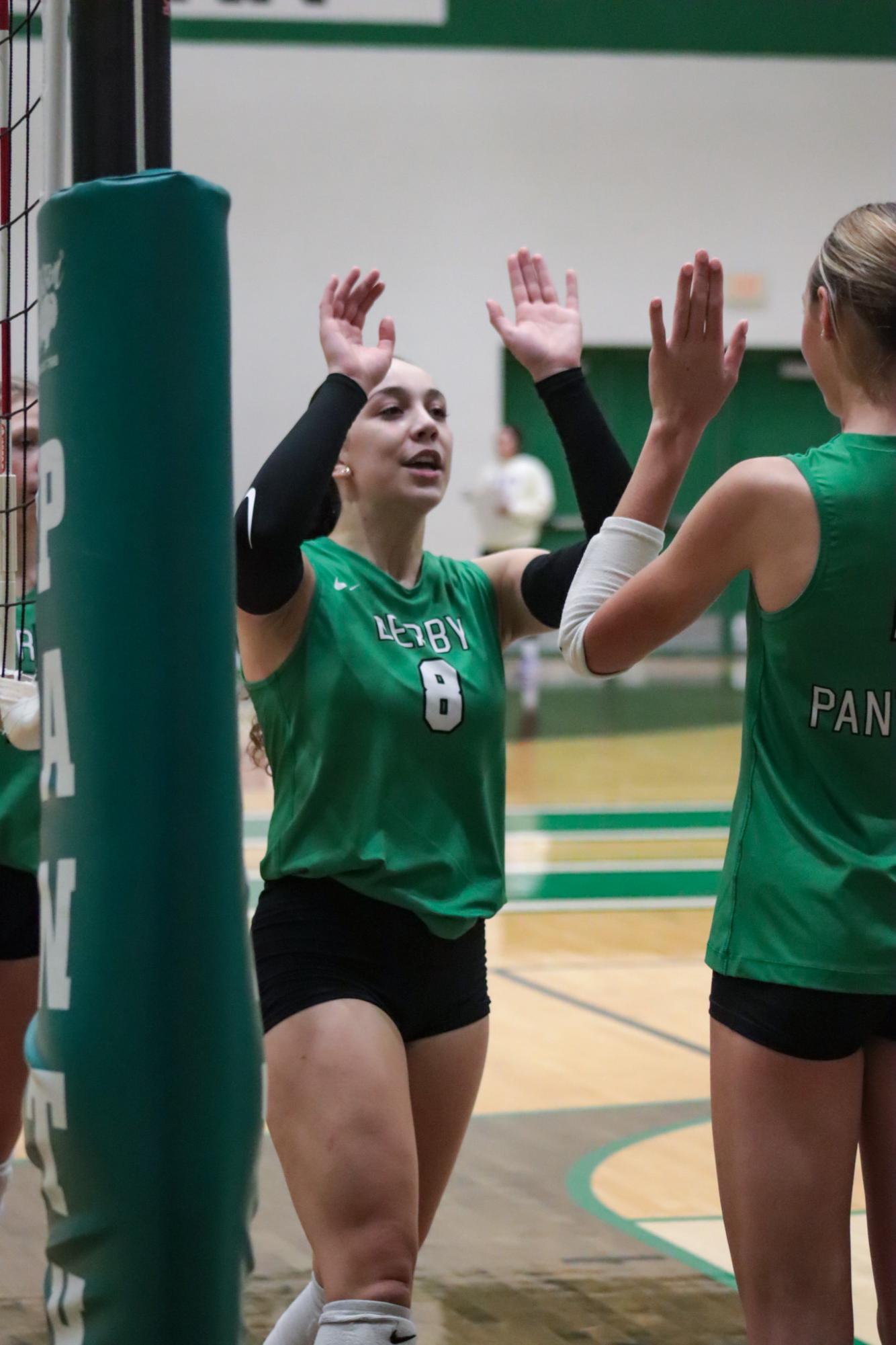 Volleyball vs. Valley Center (Photos by Kaelyn Kissack)