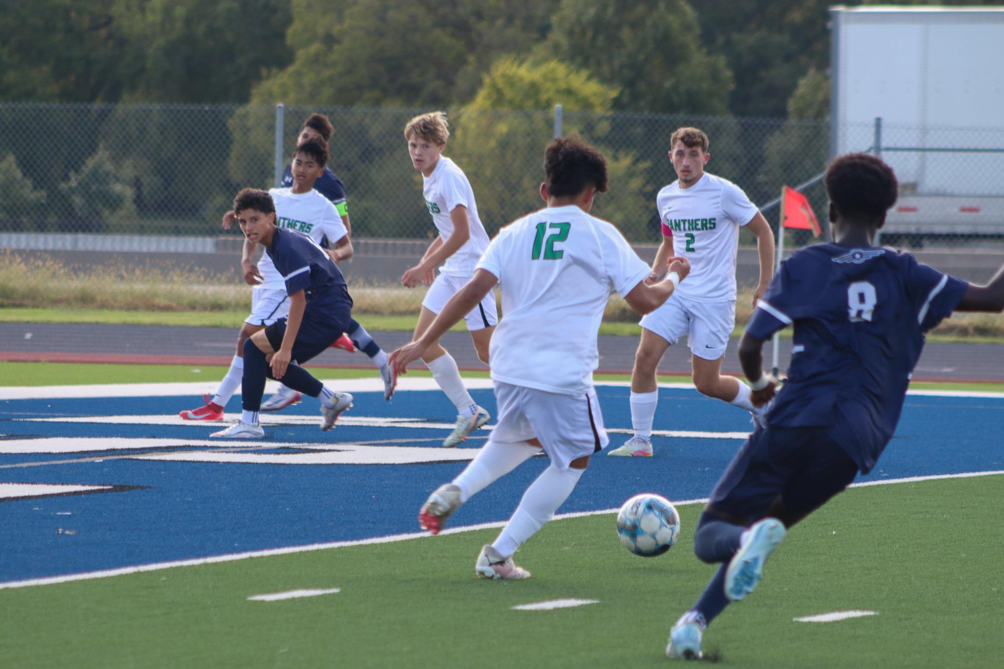 Boys varsity soccer vs. East high (Photos by Delainey Stephenson)