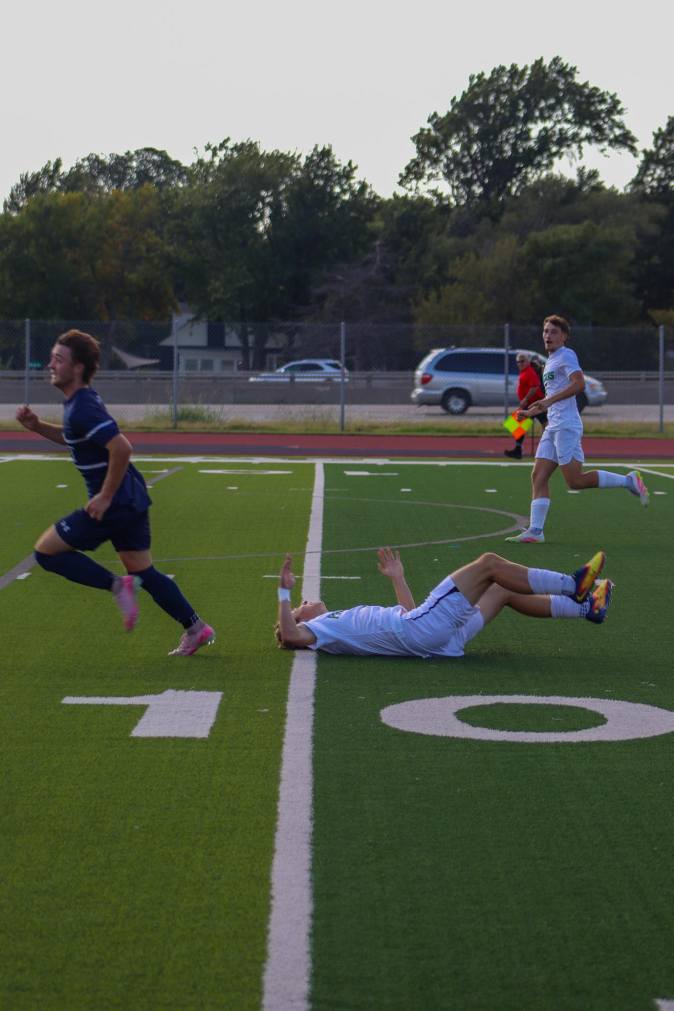 Boys varsity soccer vs. East high (Photos by Delainey Stephenson)