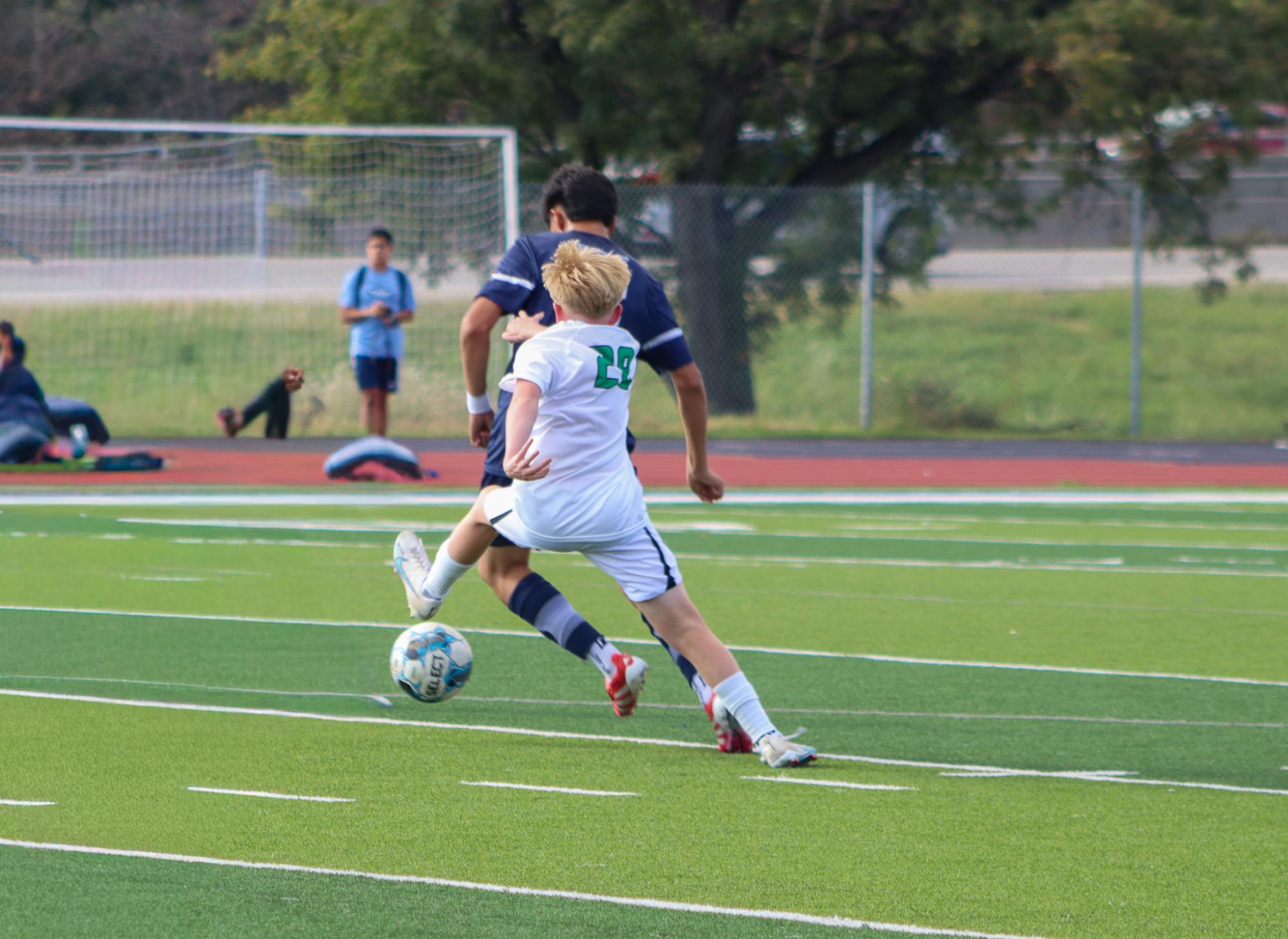 Boys varsity soccer vs. East high (Photos by Delainey Stephenson)