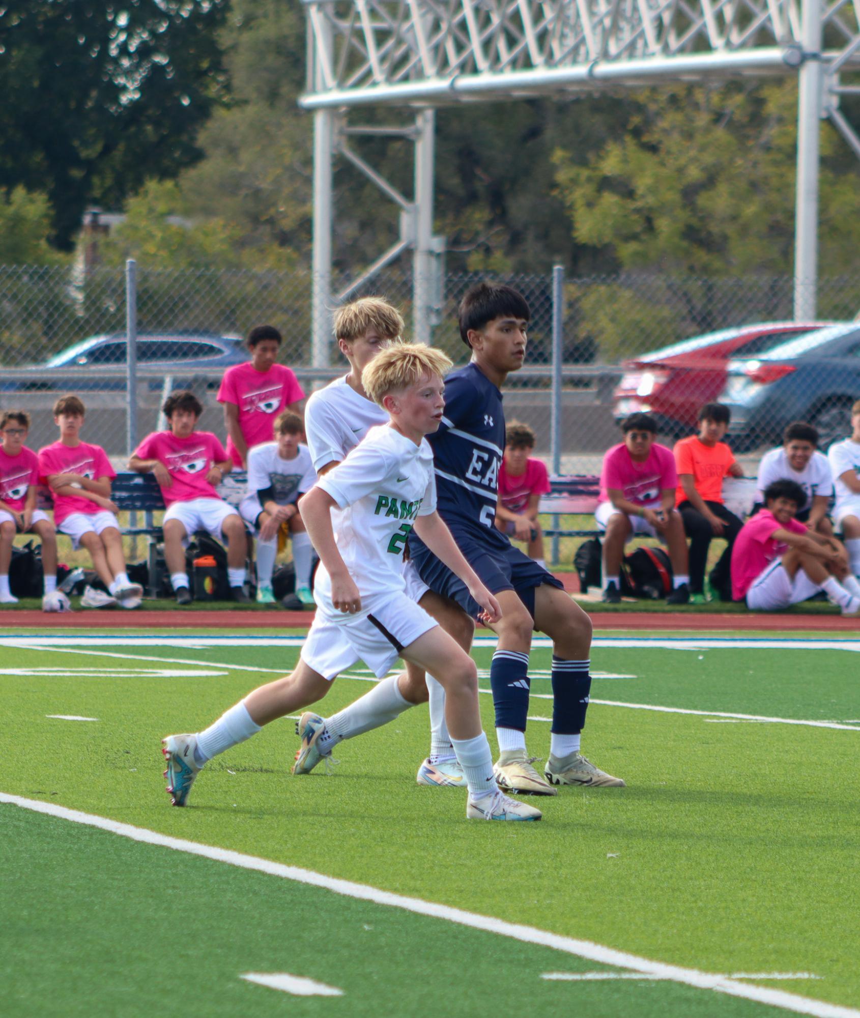 Boys varsity soccer vs. East high (Photos by Delainey Stephenson)